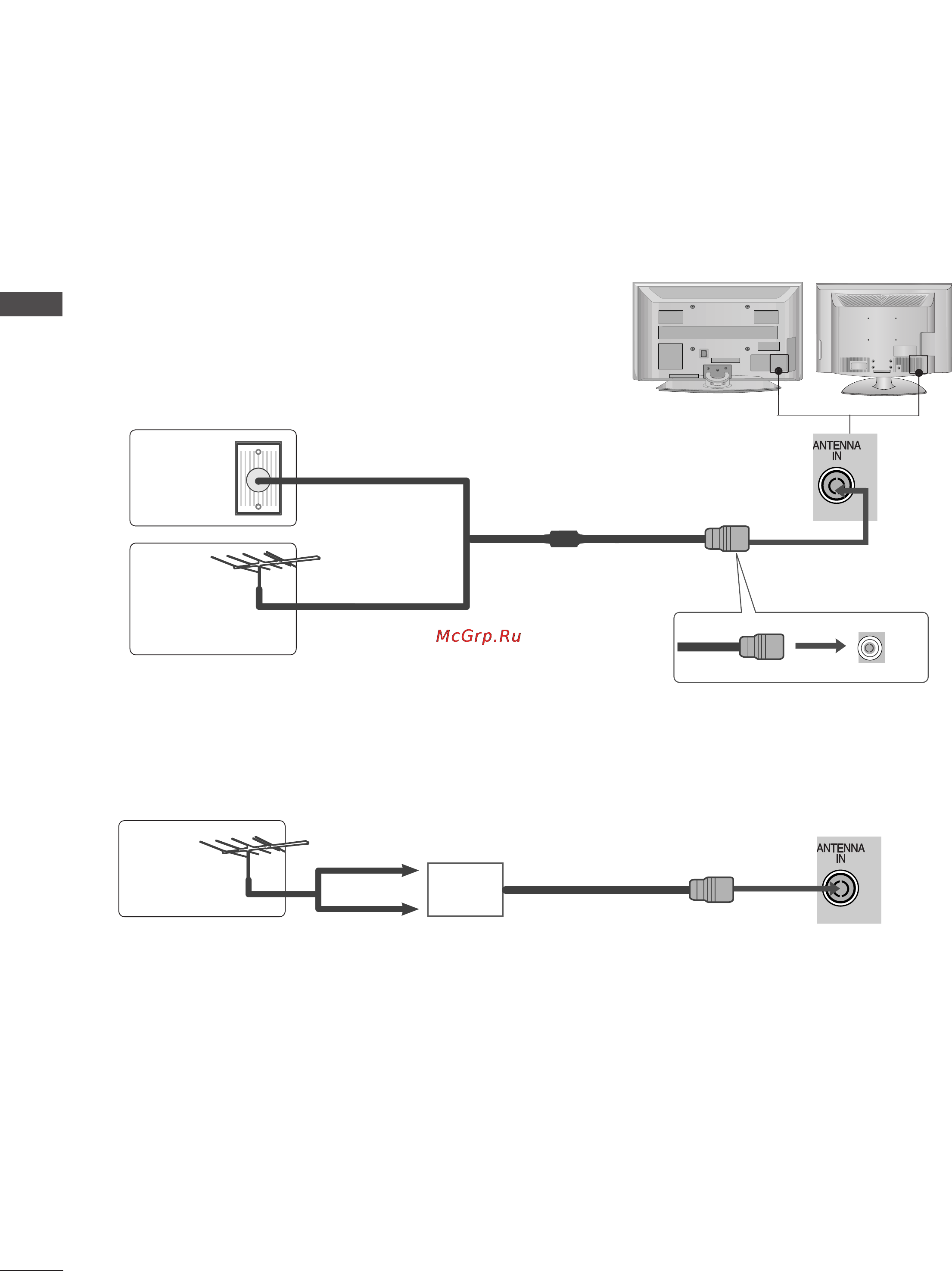 LG 32LG7000.AEU [16/134] Подключение антенны