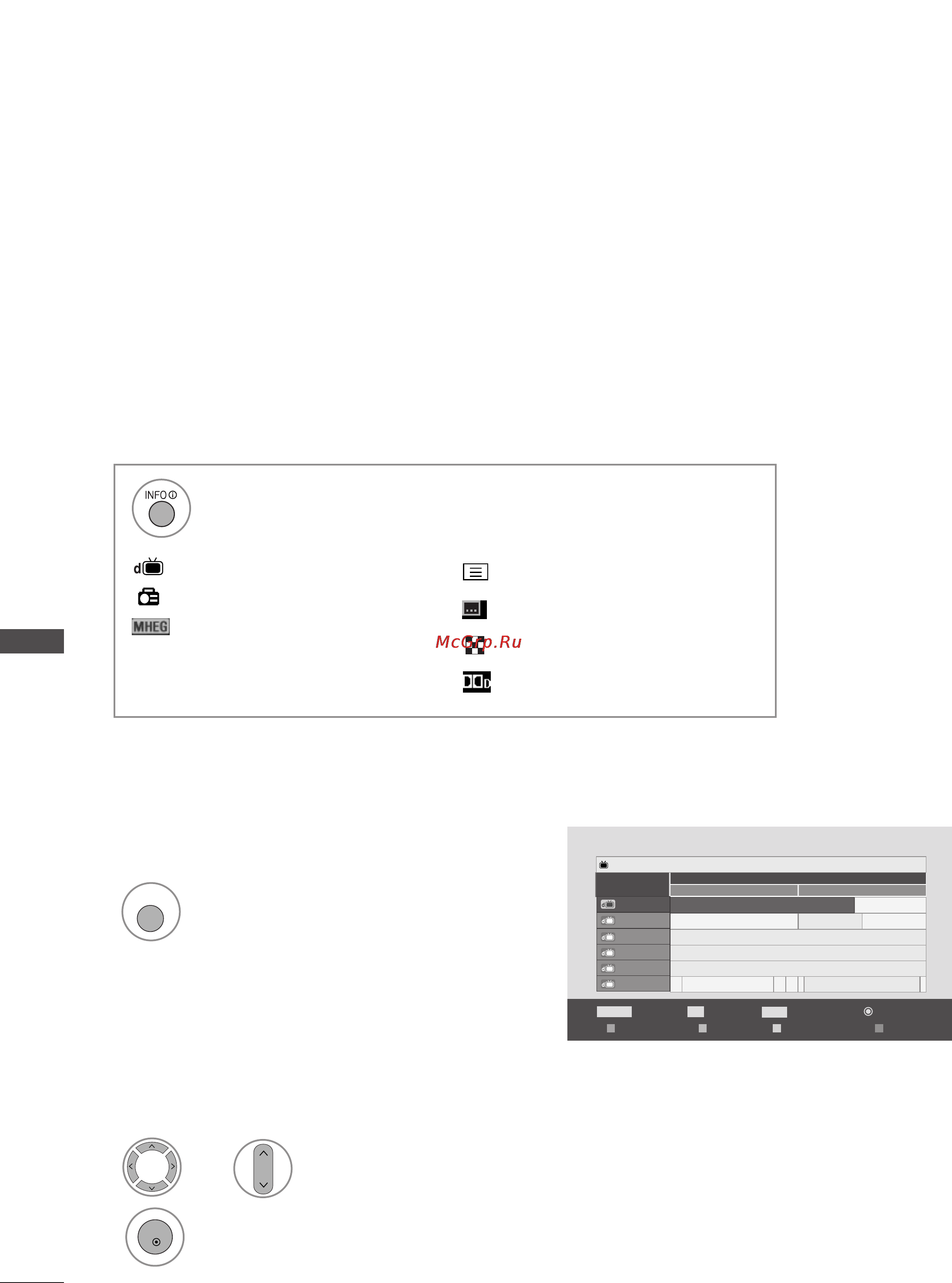 LG 50PG7000 [74/134] Epg электронное руководство по программам в цифровомрежиме