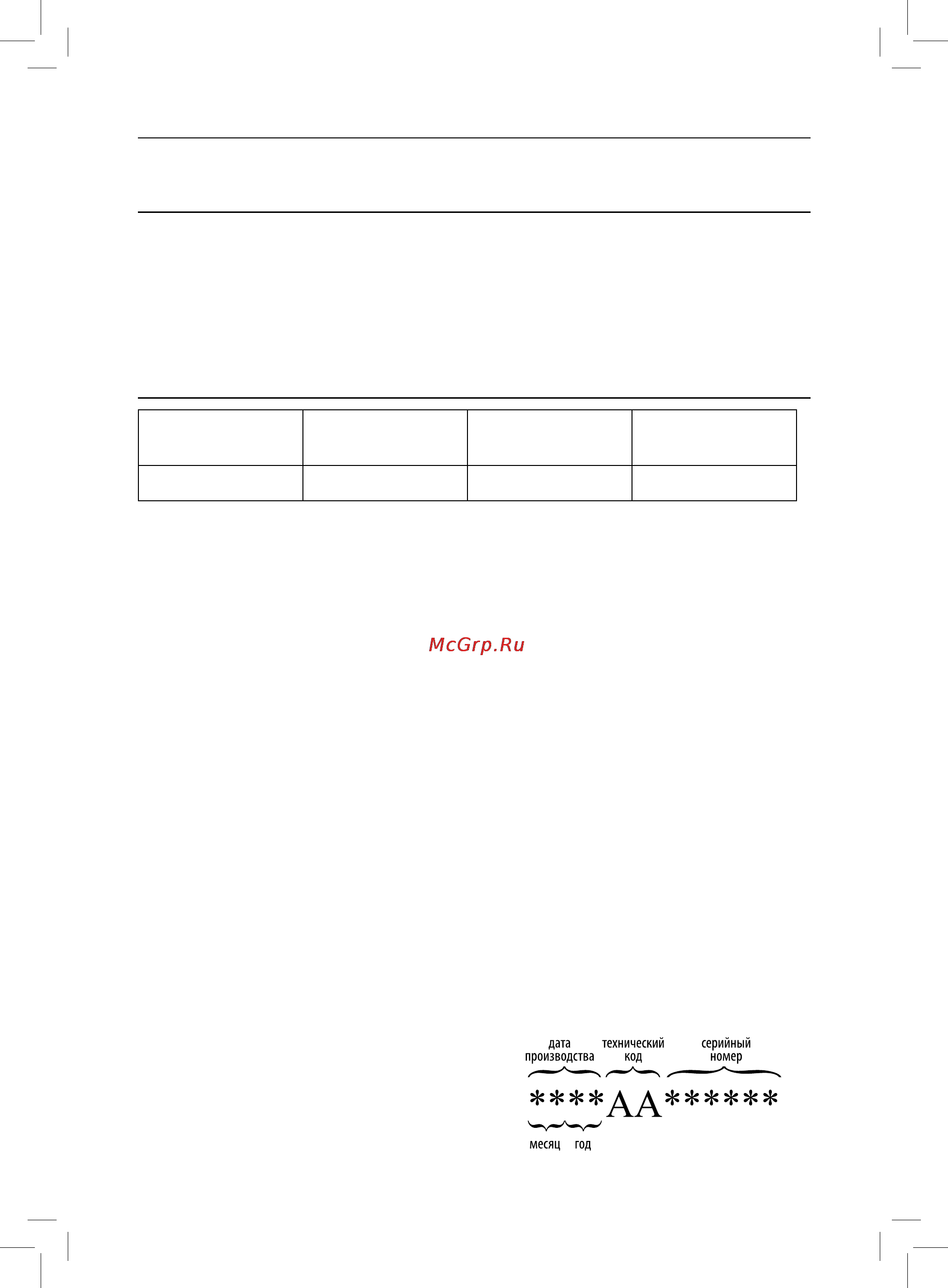 Rolsen RN5260 SOPHIA [6/8] Технические характеристики
