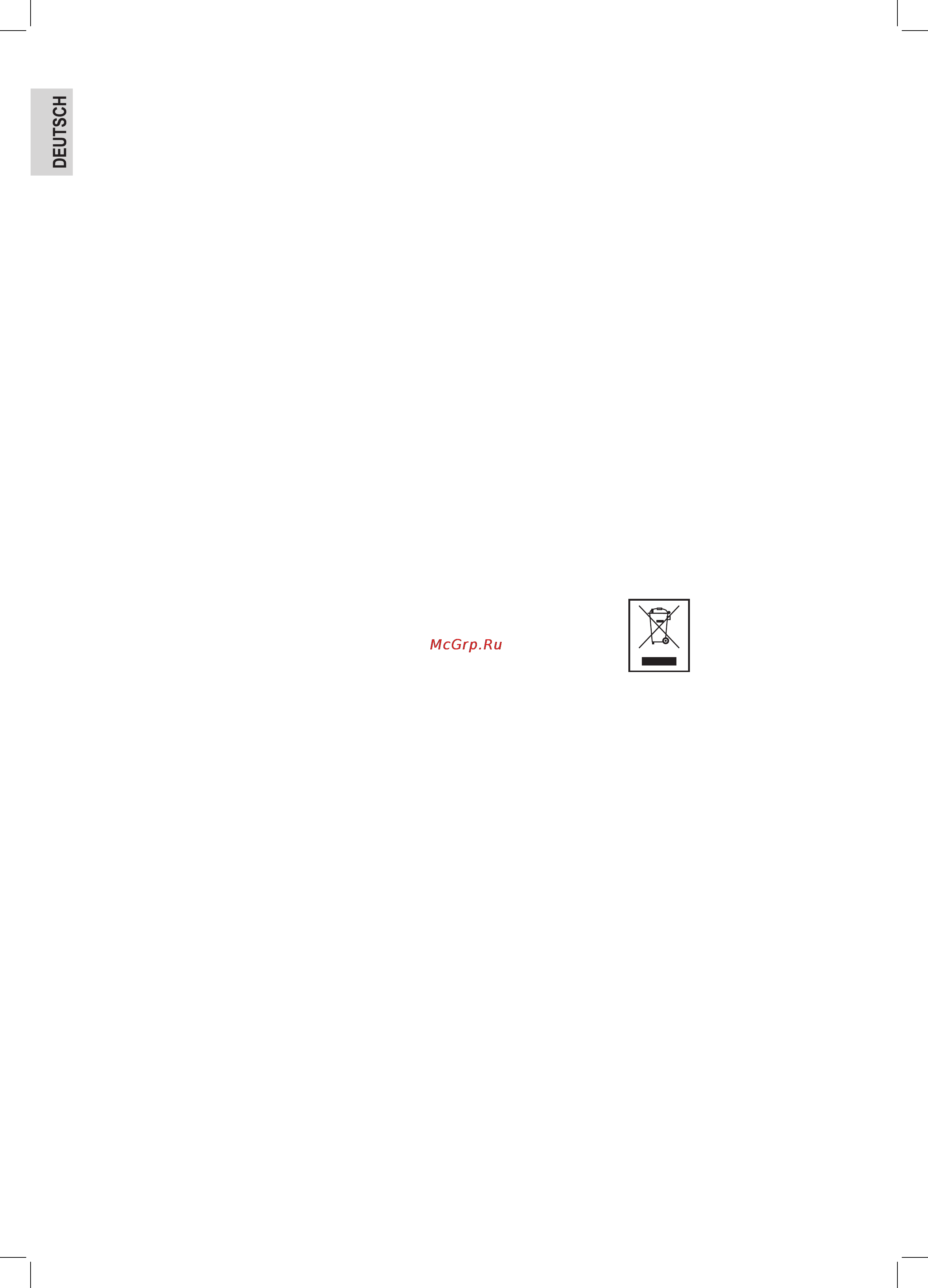 Bomann MWG 2237 CB [8/54] Bedeutung des symbols mülltonne