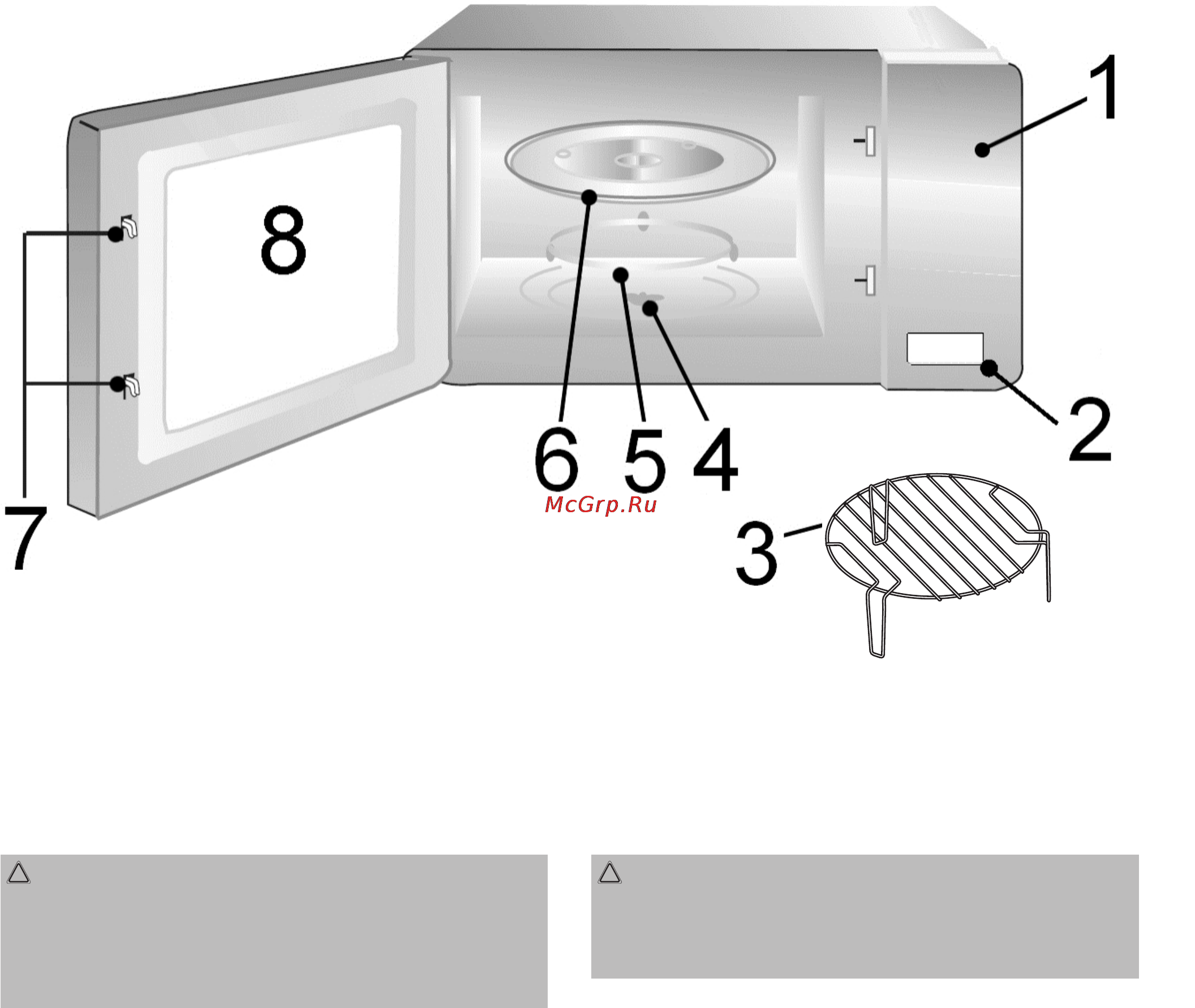 Bomann MWG 2215 EB [3/30] Übersicht der bedienelemente