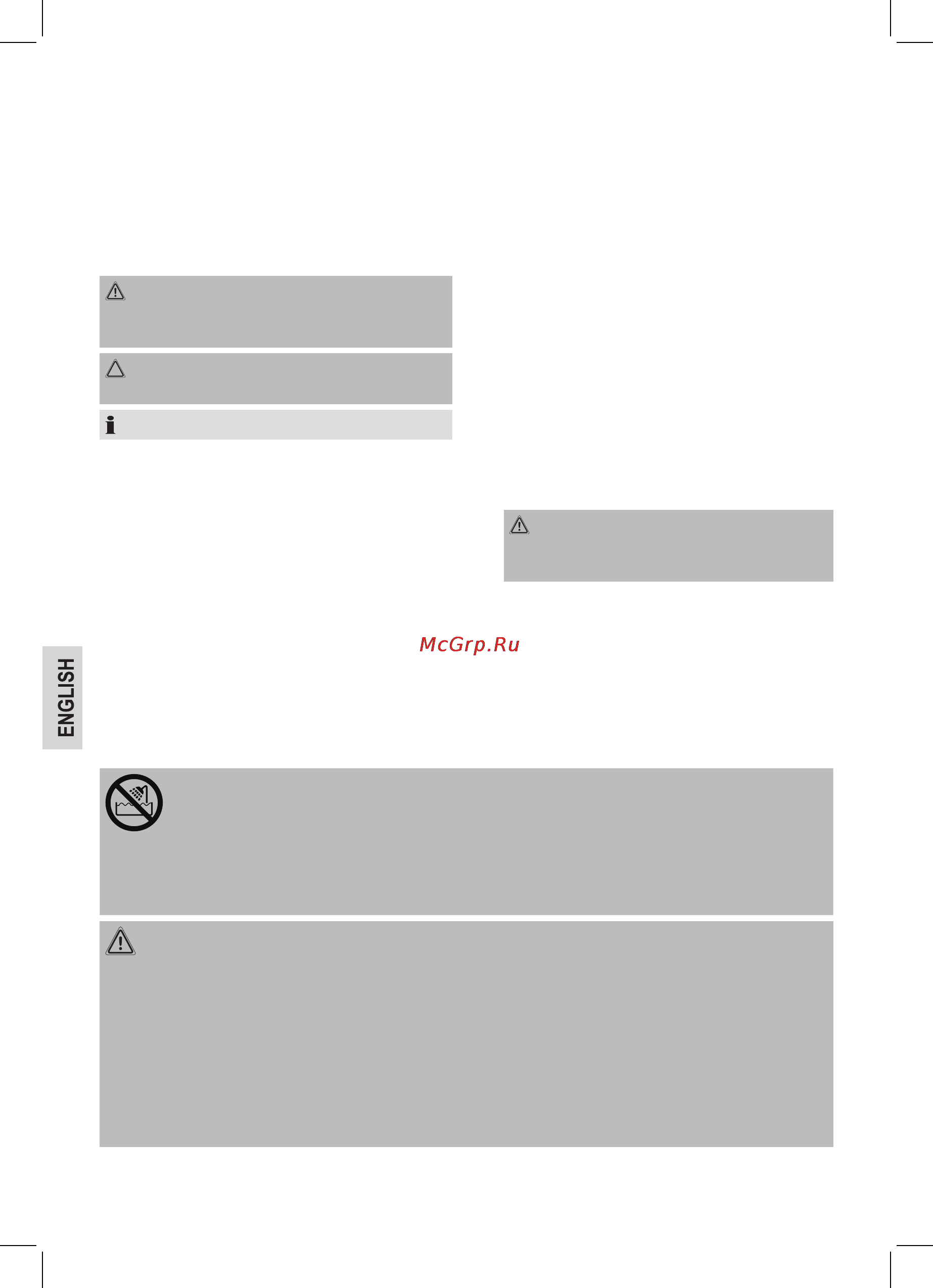 Bomann HTD 8005 CB [20/40] Special safety instructions for this device