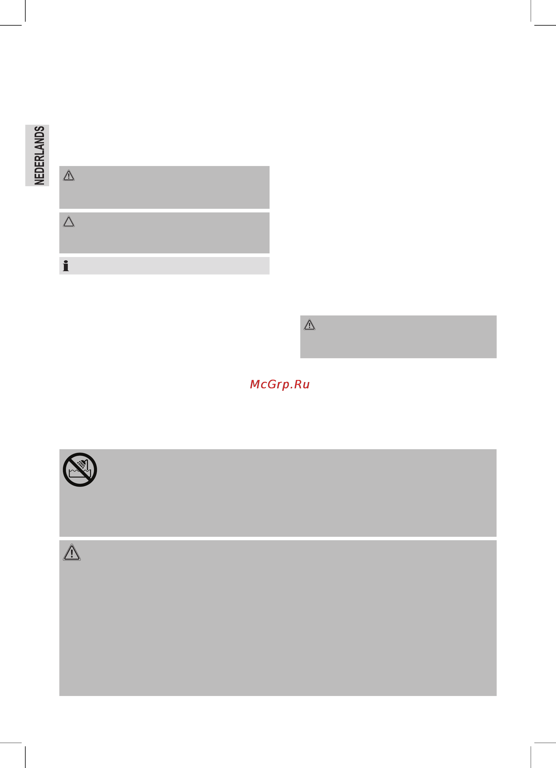 Bomann HT 8004 CB [6/36] Speciale veiligheidsinstructies voor dit apparaat