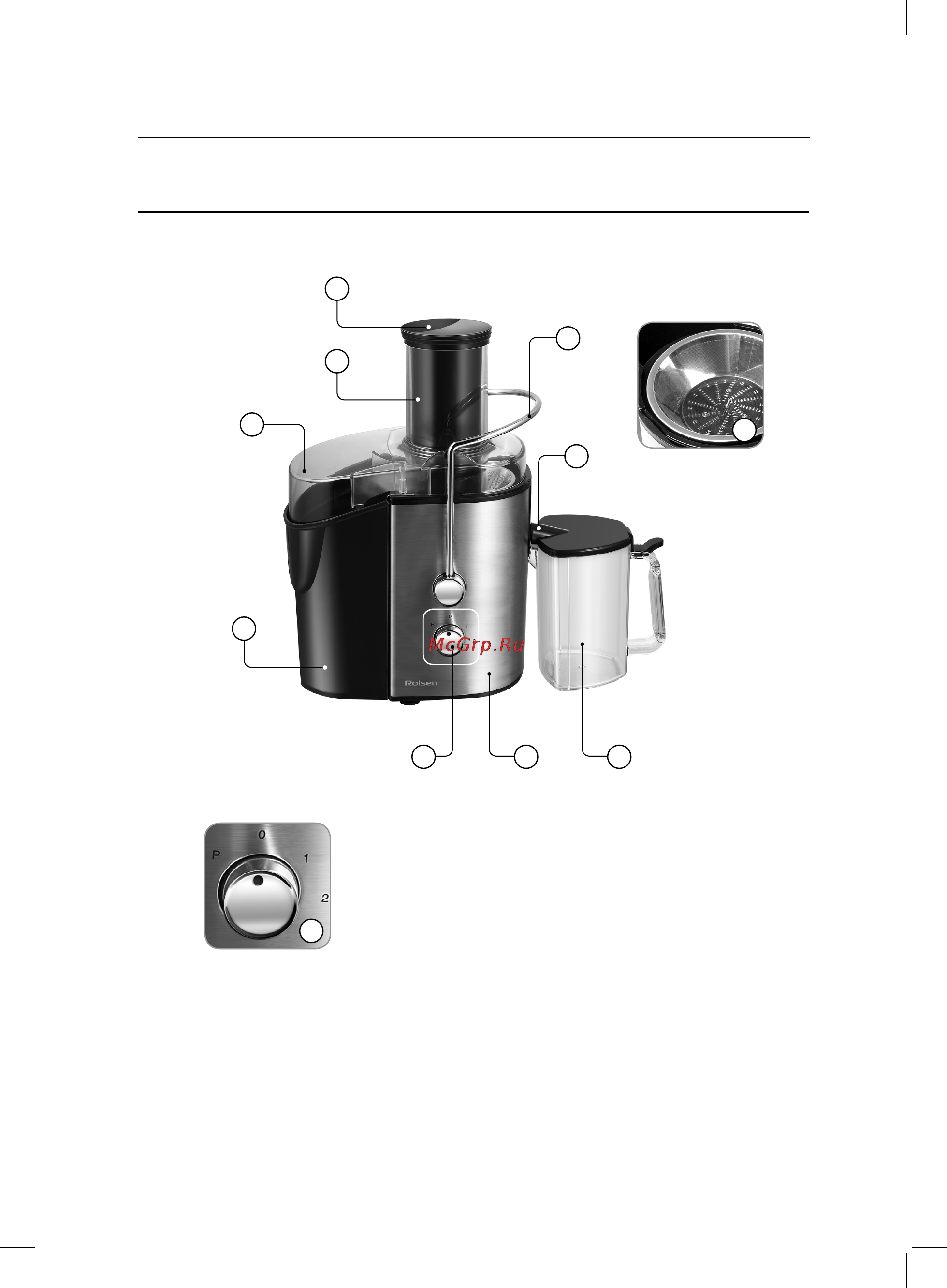 Rolsen RCJ-712 [3/12] Описание