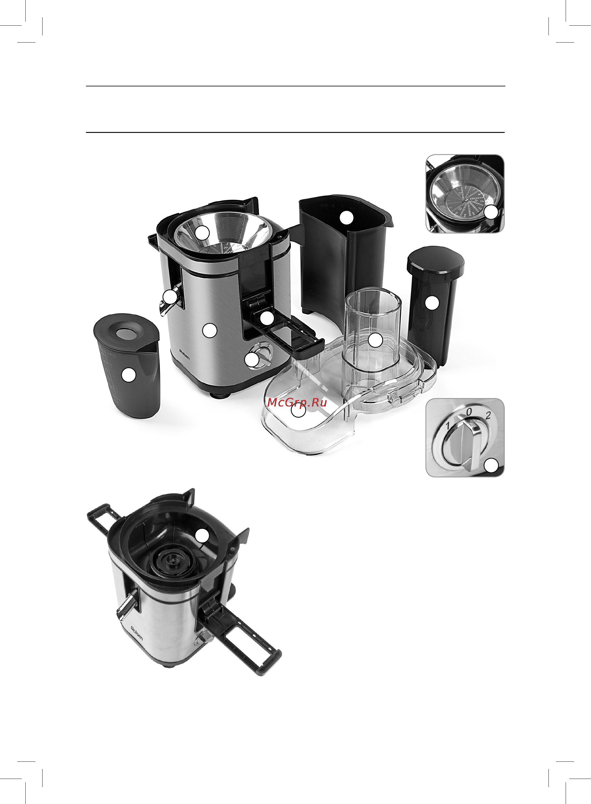 Rolsen RCJ-877S [3/12] Описание