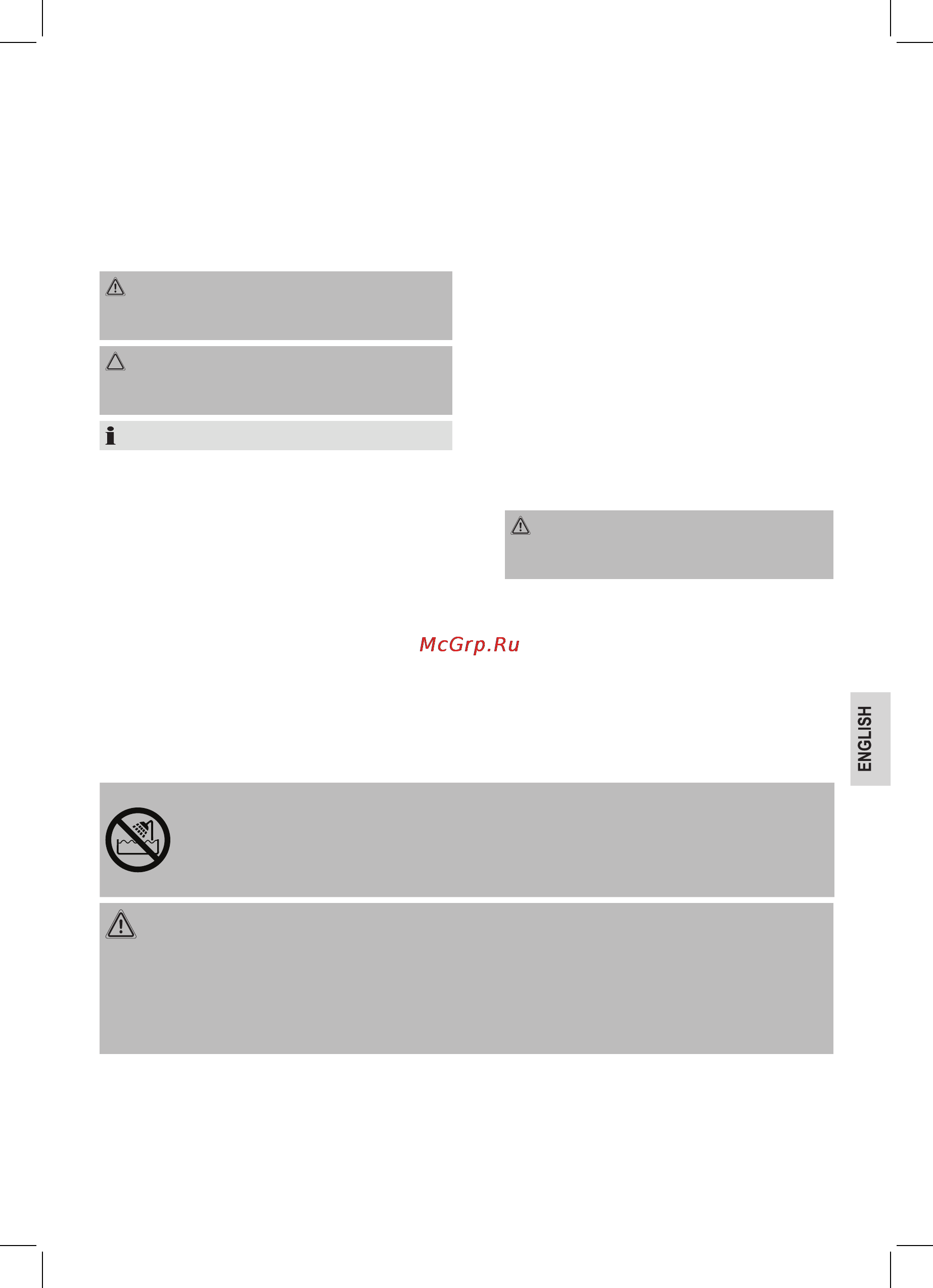 Bomann HC 8001 CB [27/44] Special safety instructions for this device