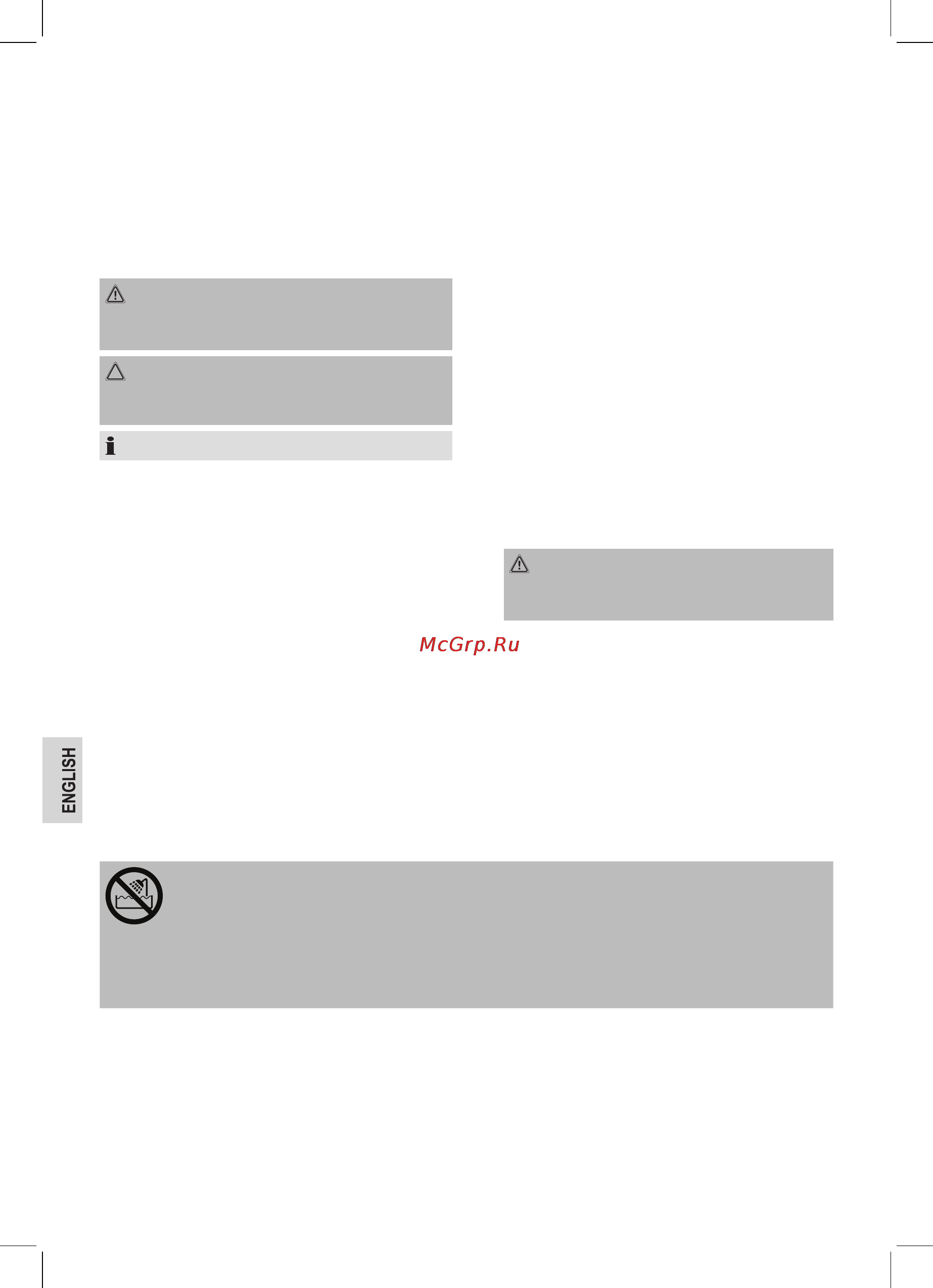 Bomann HAS 887 CB [24/40] Special safety instructions for this device