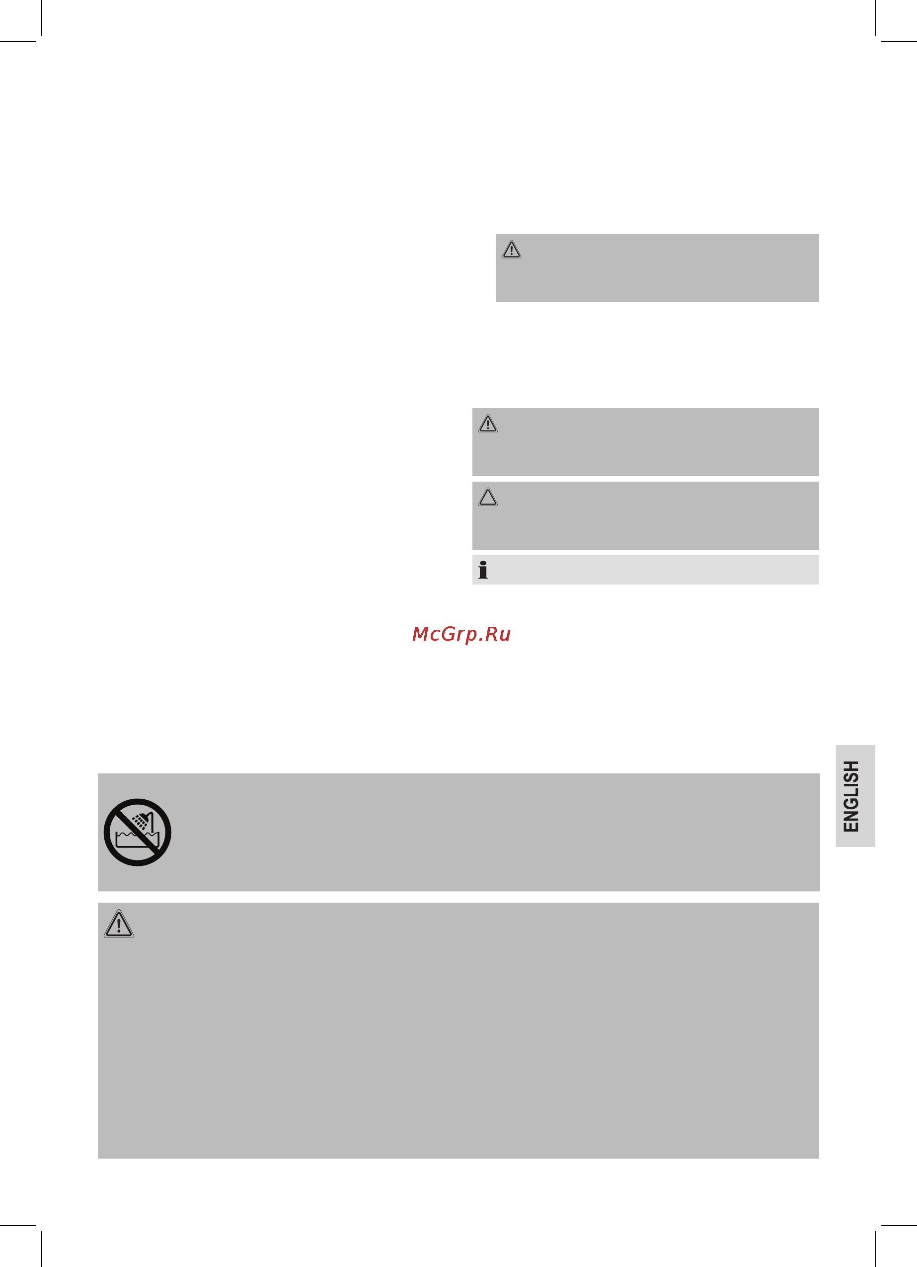 Bomann HC 834 CB [25/40] Special safety instructions for this device