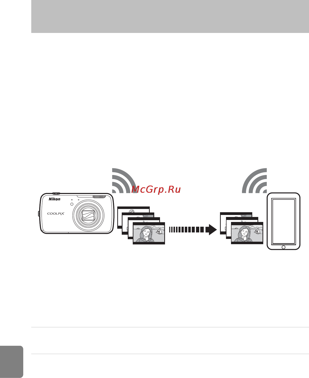 Nikon Coolpix S800c White [136/224] Установка приложения connect to s800c на интеллектуальном устройстве