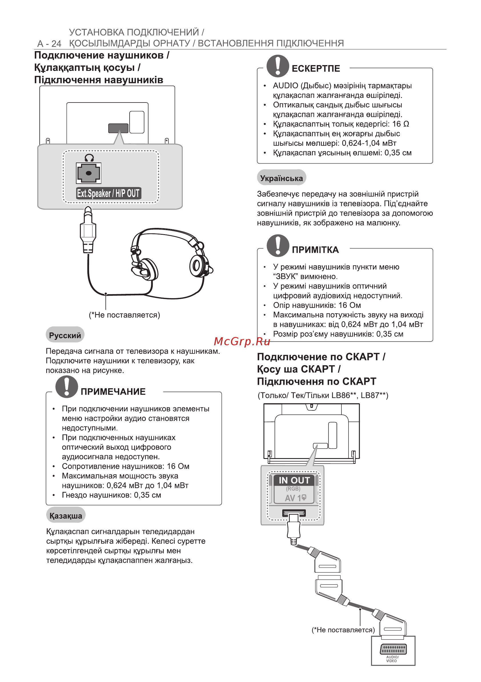 LG 42lb679v Инструкция по эксплуатации онлайн [24/128] 156565