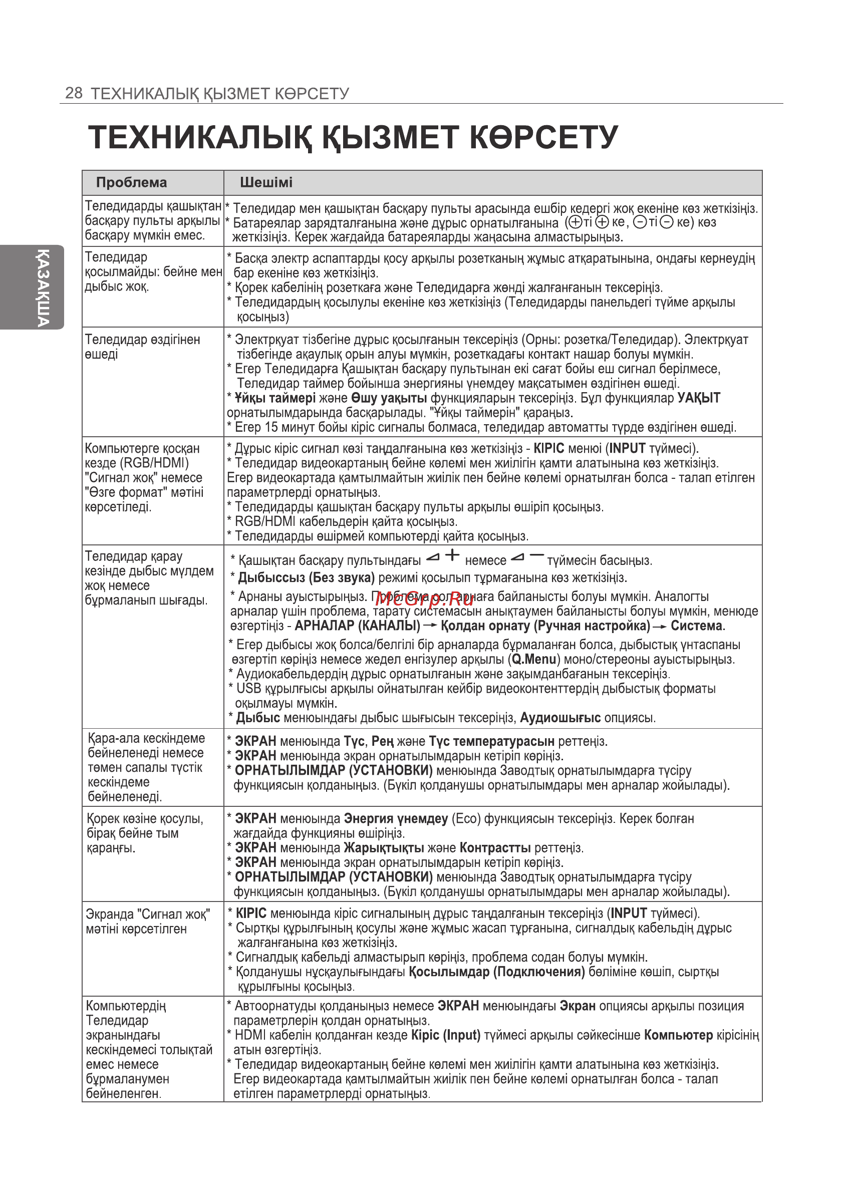LG 42LB730V Инструкция по эксплуатации онлайн [86/128] 75093