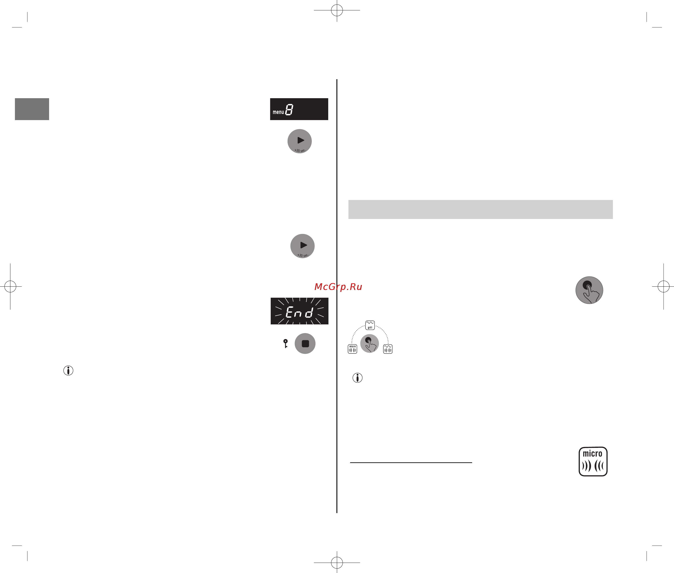 Moulinex COOK N STEAM MW531030 [30/80] Stosowanie funkcji r ę cznych