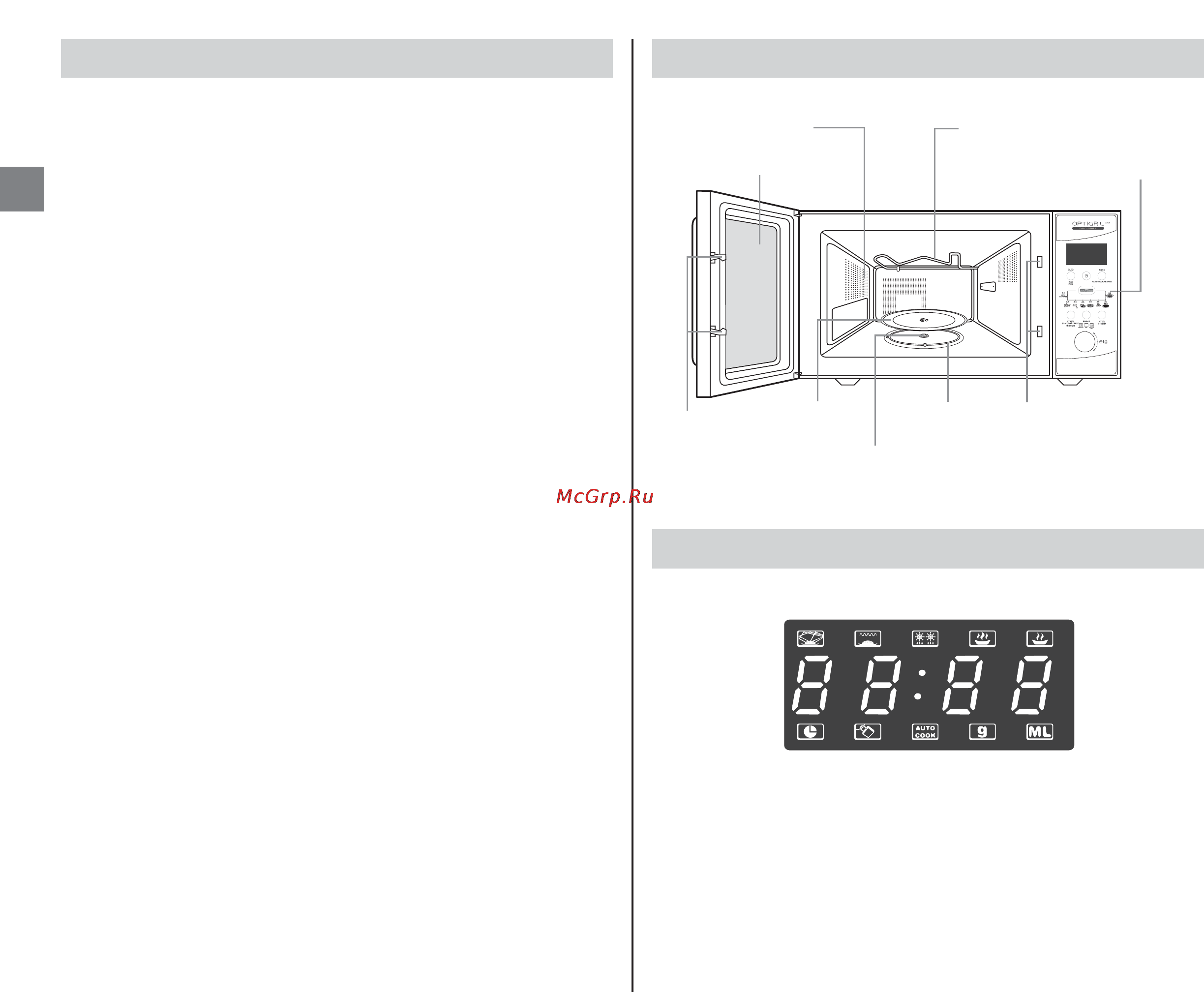 Moulinex OPTIGRIL AFM844 [2/28] Дисплей