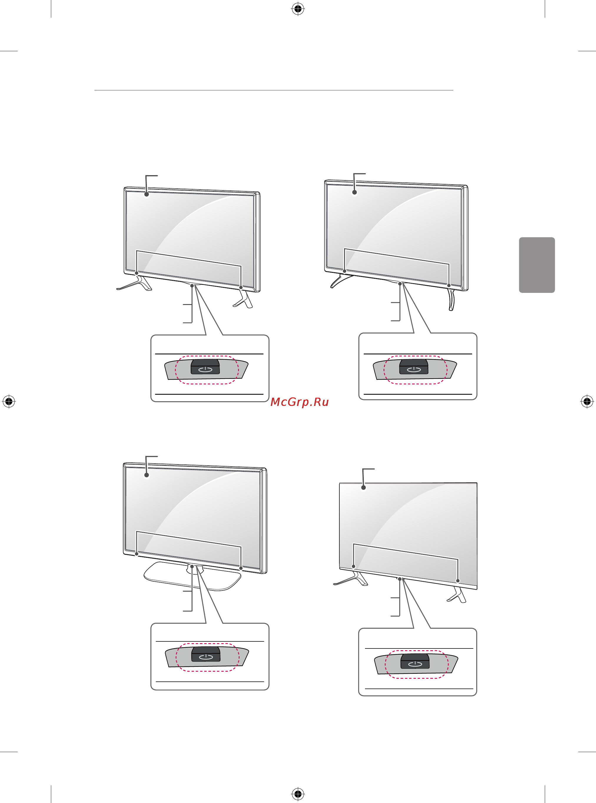 LG 42LB680V [121/322] Бөлшектер мен түймелер