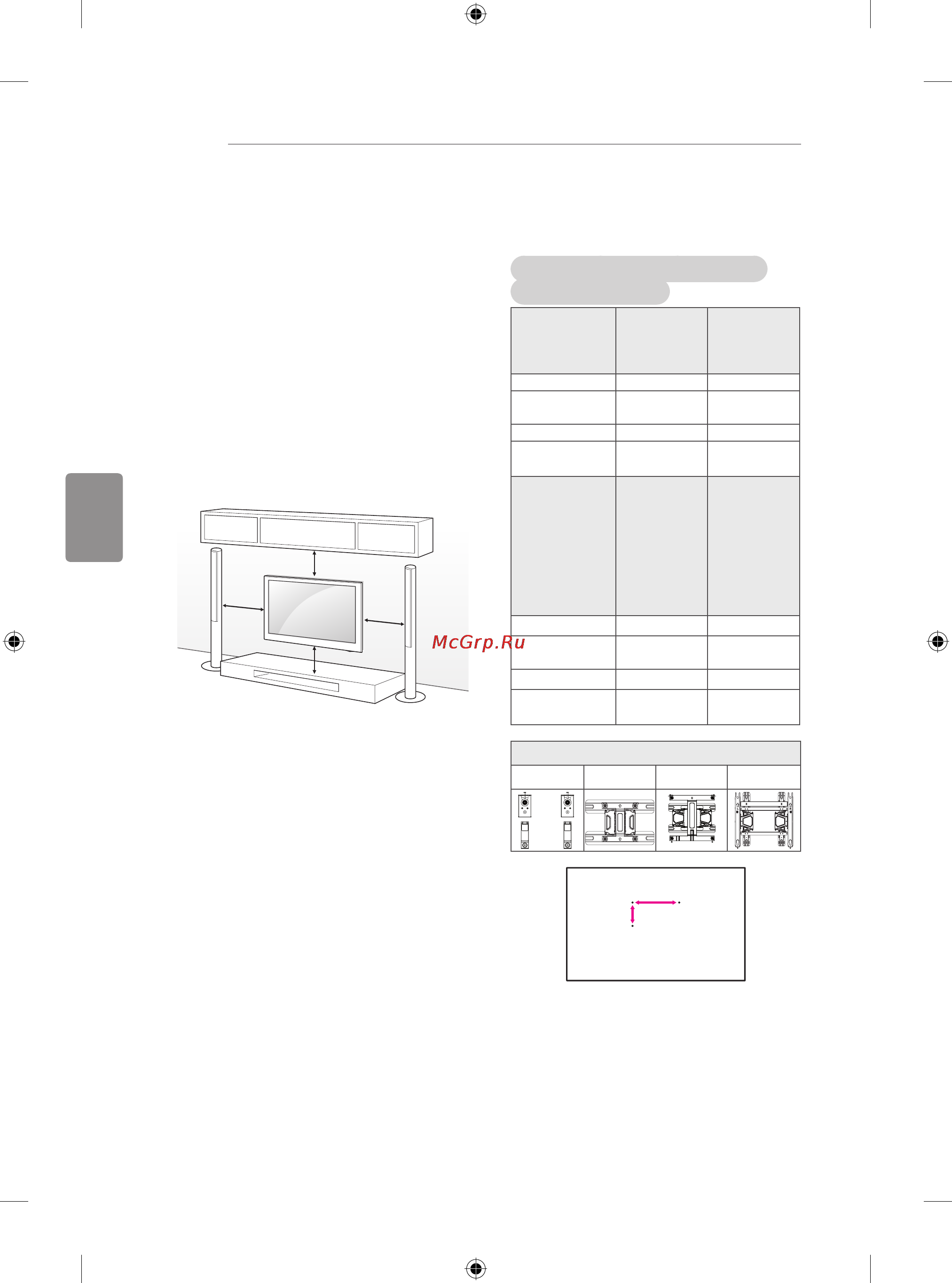 LG 55LB671V [158/322] Кріплення до стіни