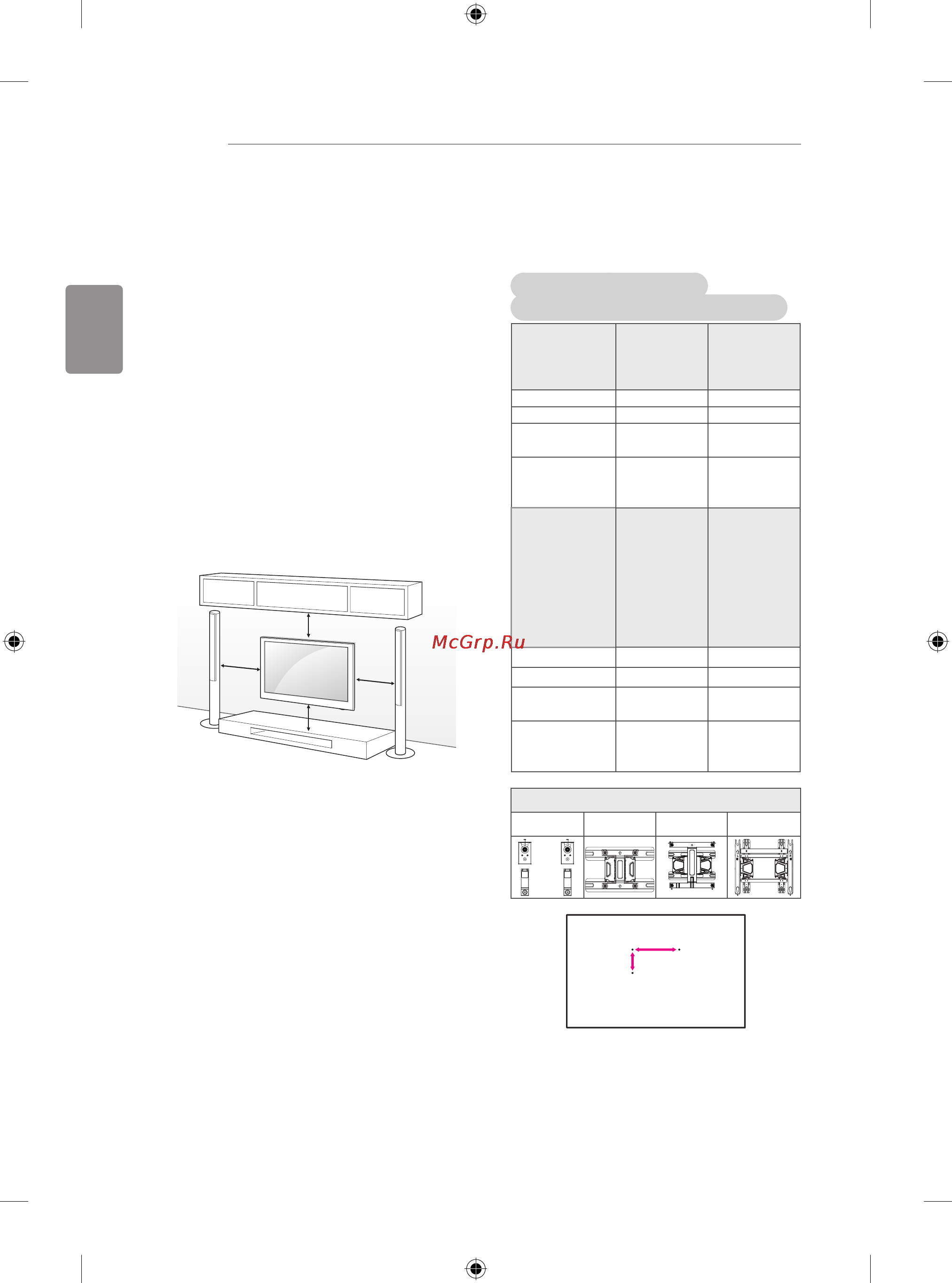 LG 47LB652V [94/322] Крепление на стене