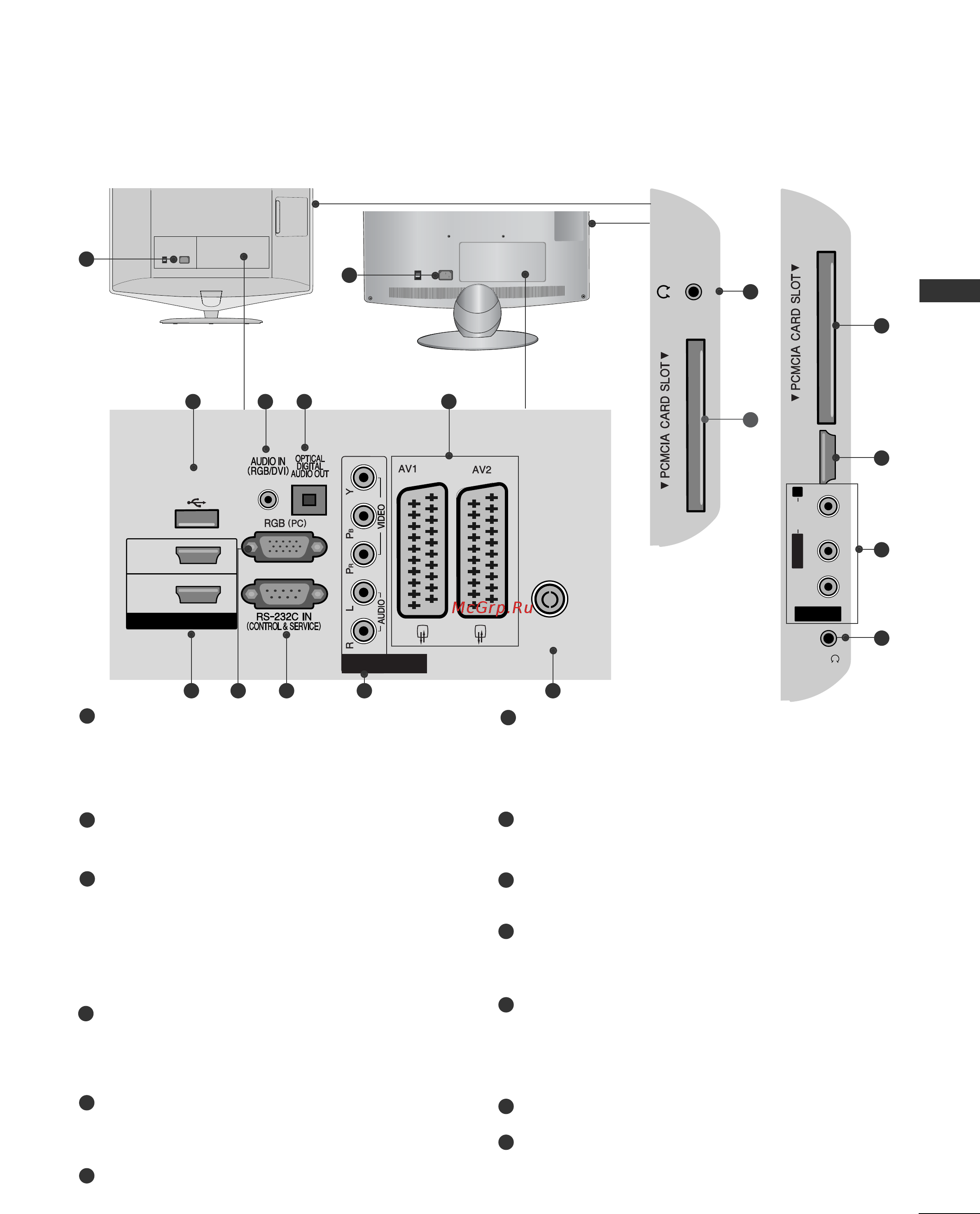 LG 42LH2000 [21/180] Вход компонентного сигнала component