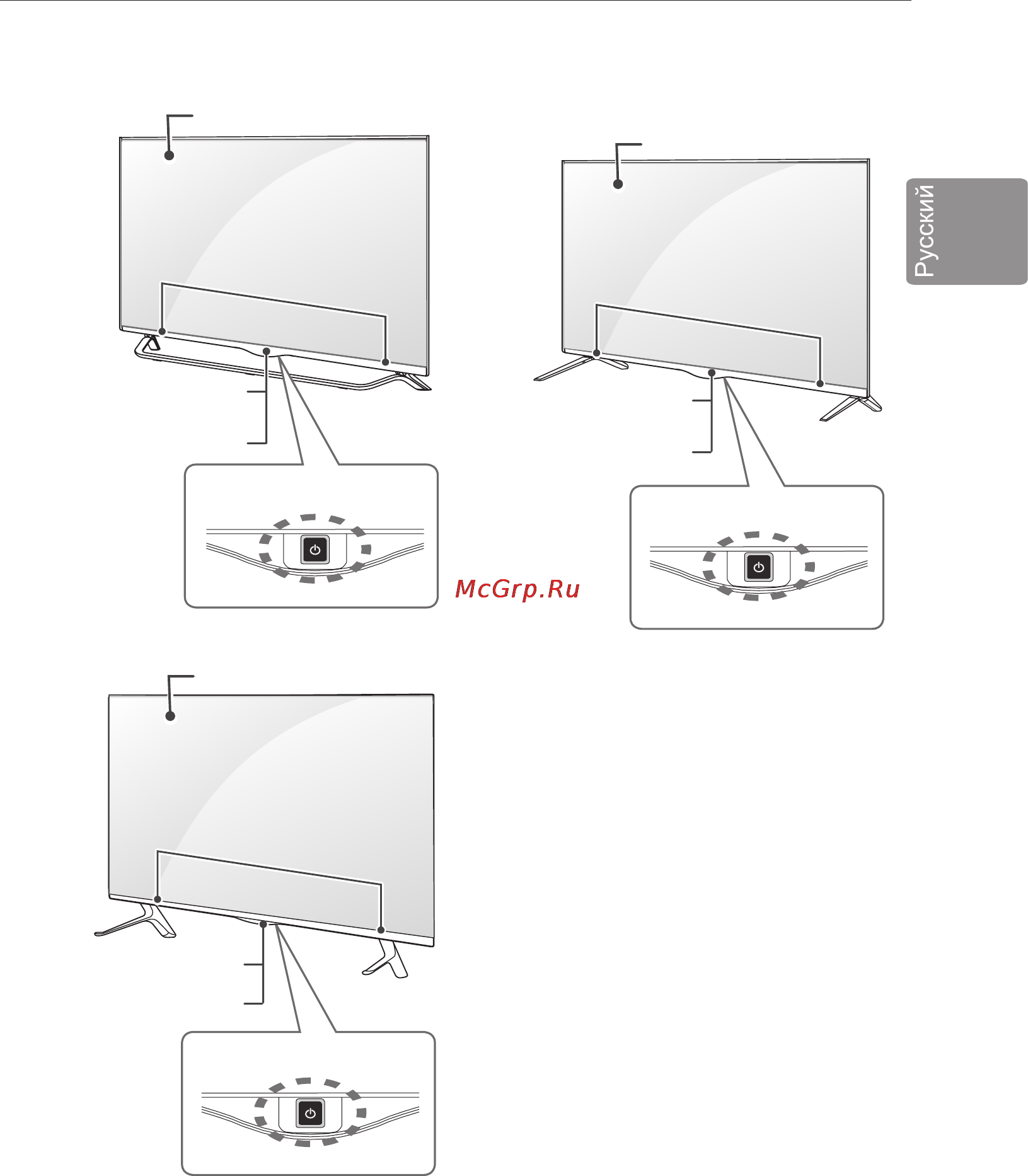 LG 49UB830V [35/104] Органы управления и кнопки