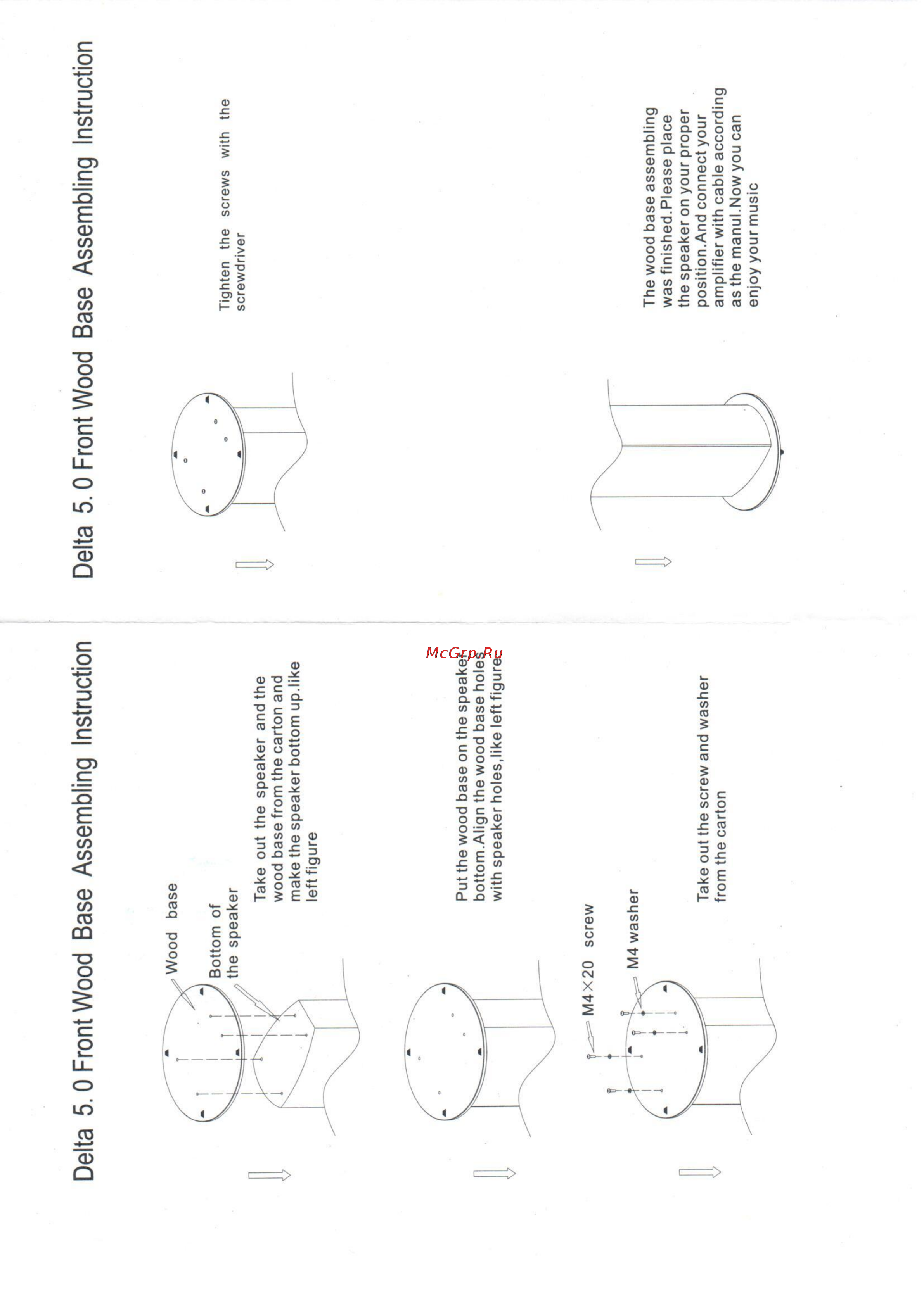 Attitude Delta 5.0 [4/4] Delta 5 front wood base assembling instruction delta 5 front wood base assembling instruction