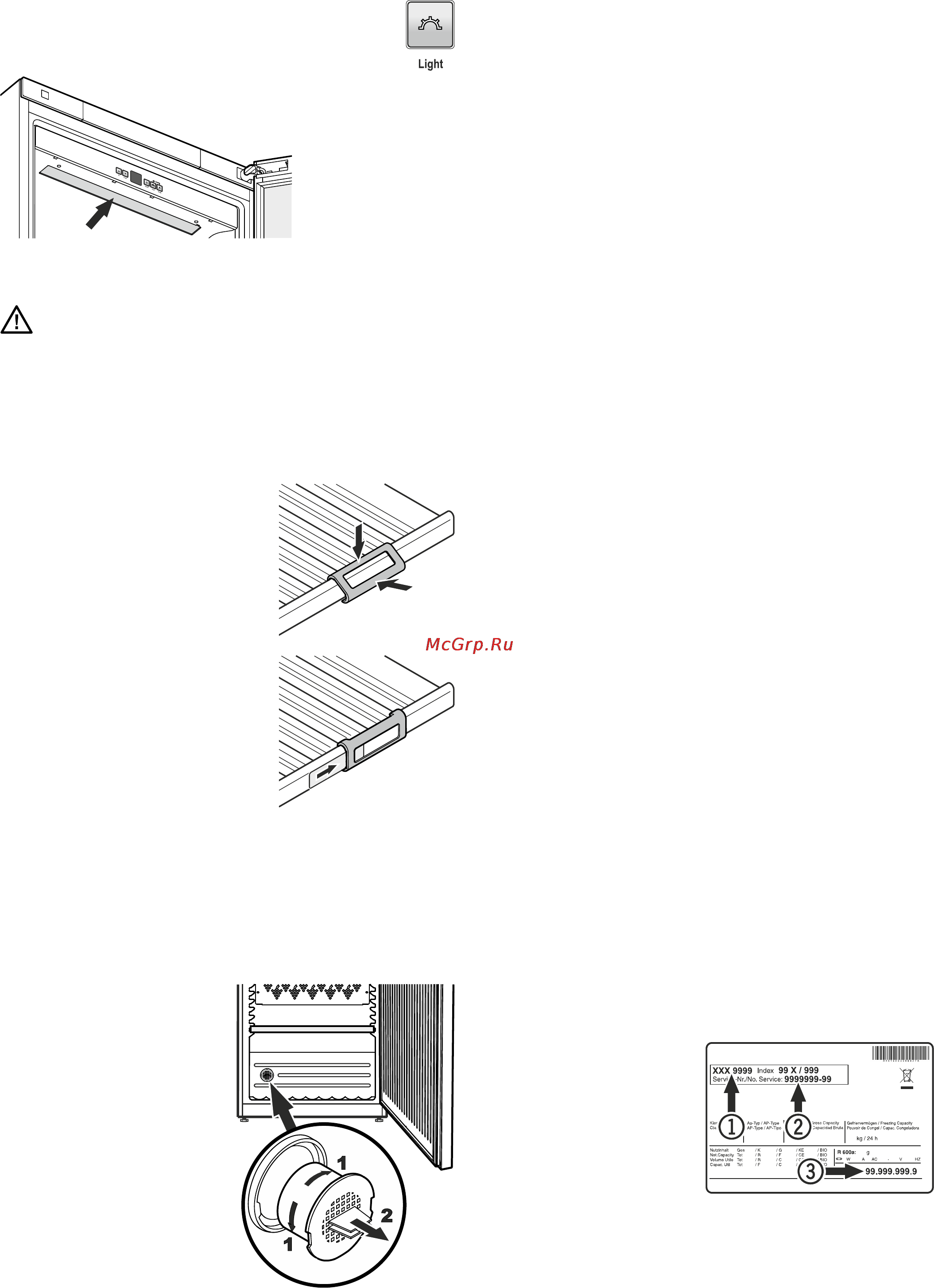Liebherr WKes 4552-20 [7/13] Внутреннее освещение