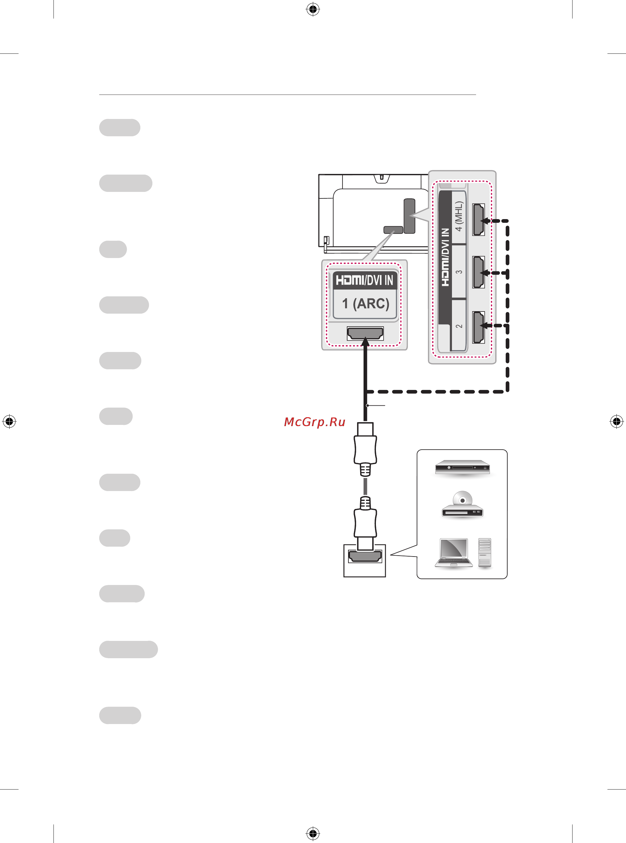 LG 50LB650V [15/588] Hdmi connection