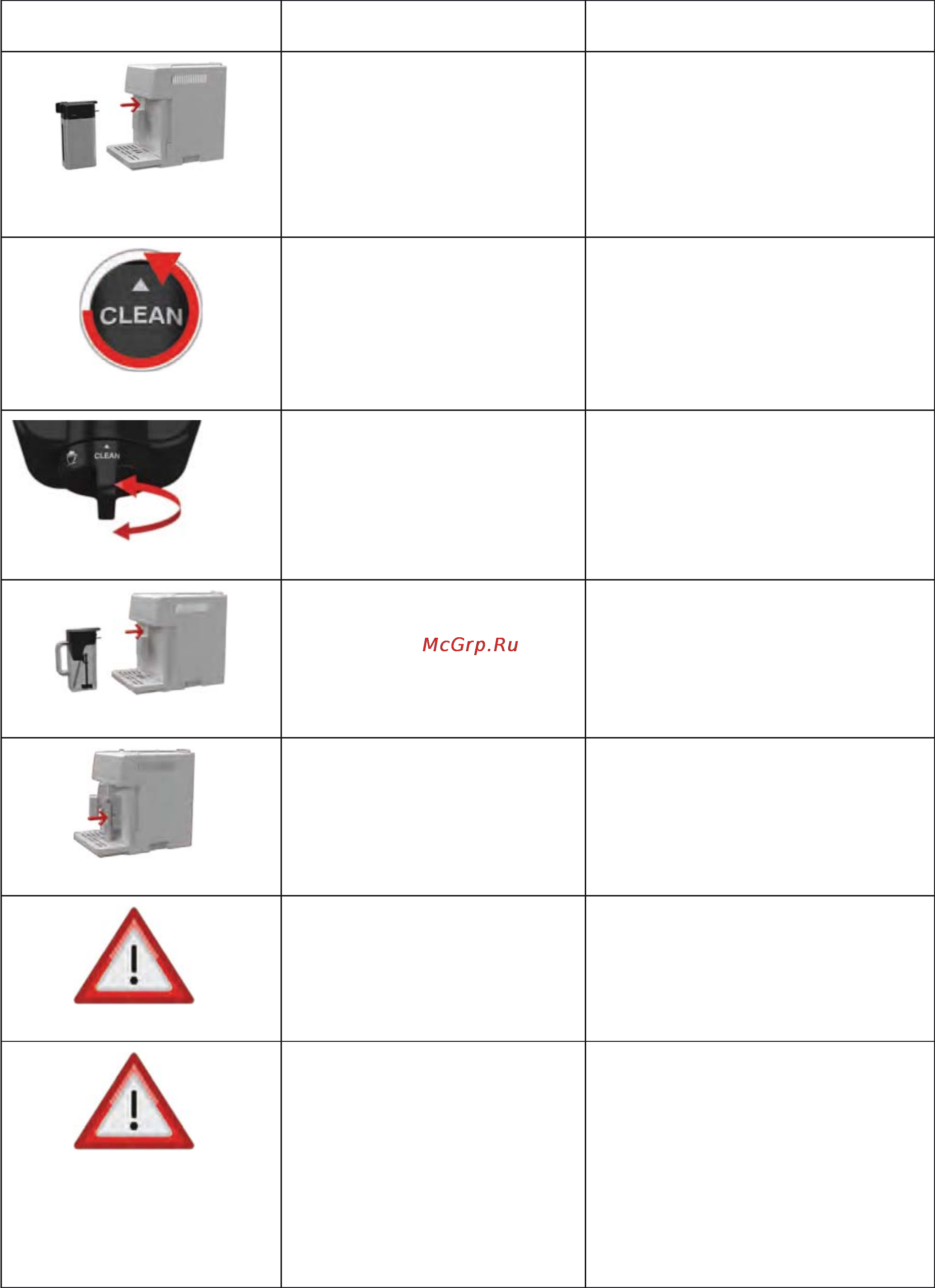 Delonghi ESAM6900.M [26/29] Гидросистема пуста заполнить систему поочередно с подача воды haжmиte ok