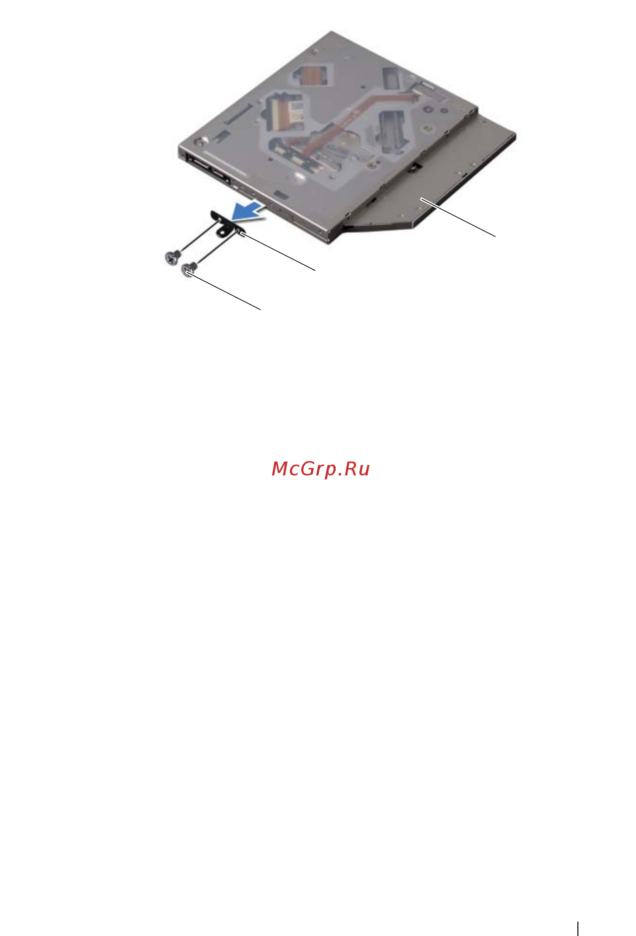 Dell XPS 14z /14Z-2246/ [33/78] Установка оптического дисковода