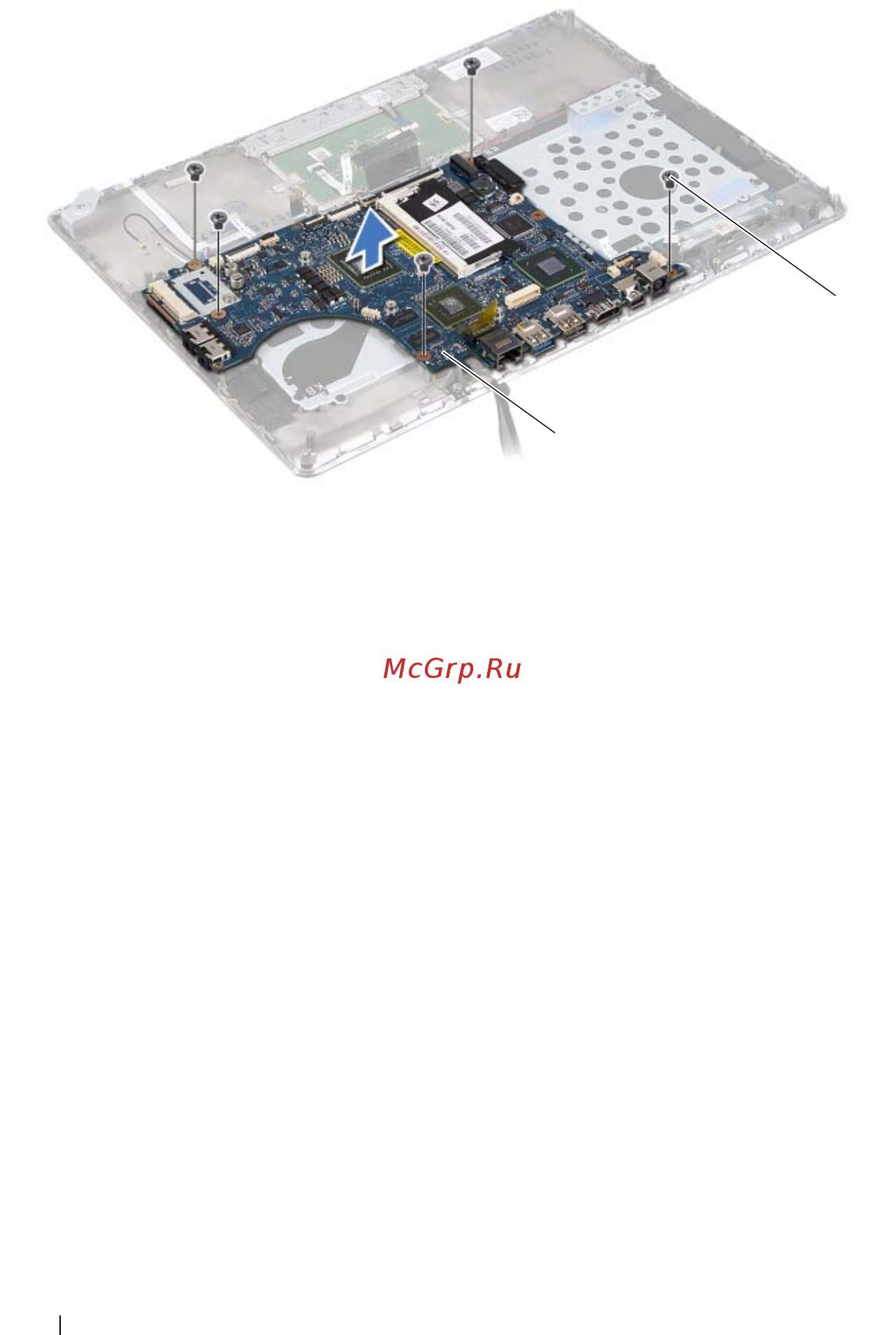 Dell XPS 14z /14Z-2246/ [50/78] Установка системной платы