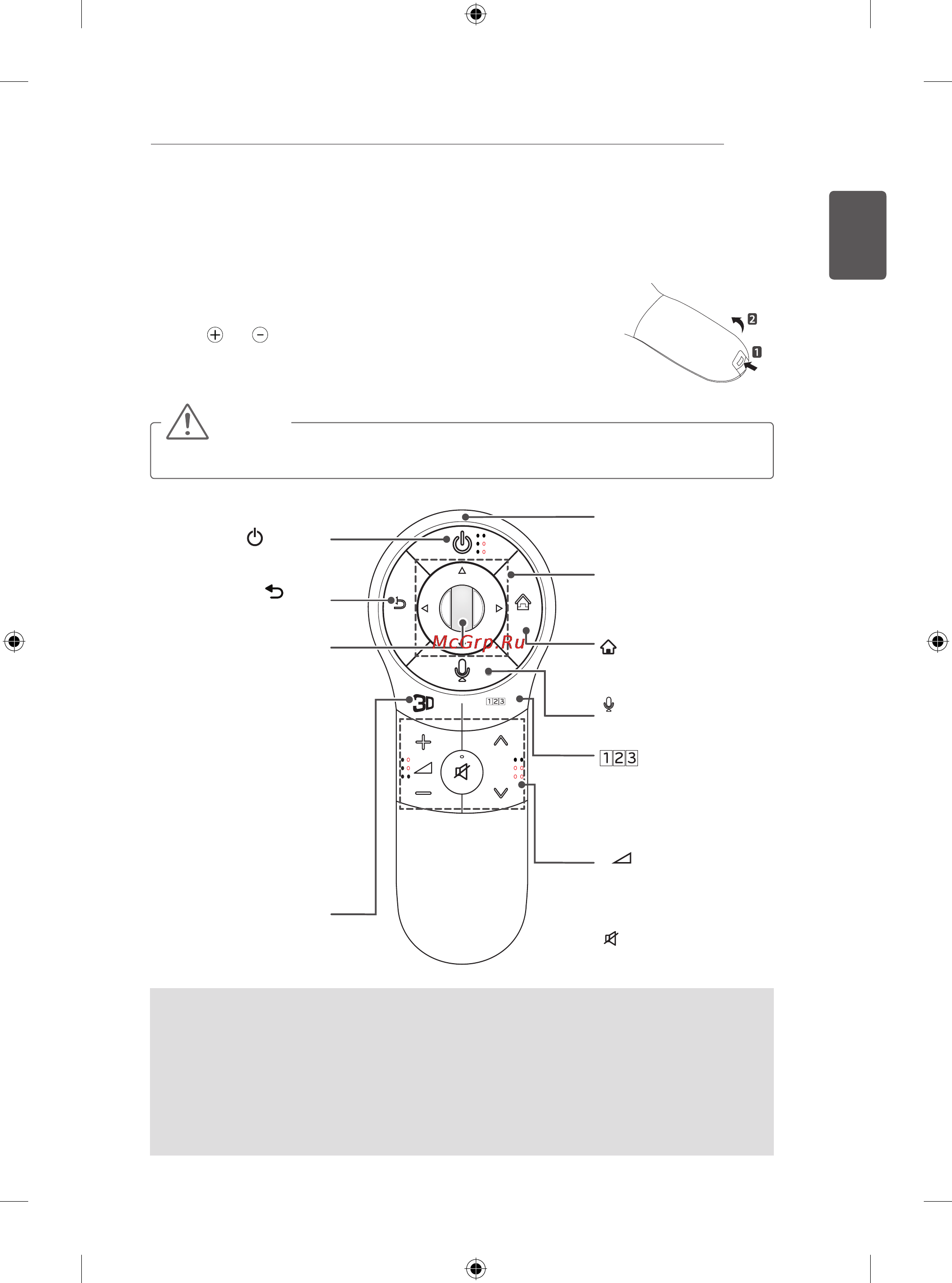LG 60LA741V [49/204] Magic remote control functions