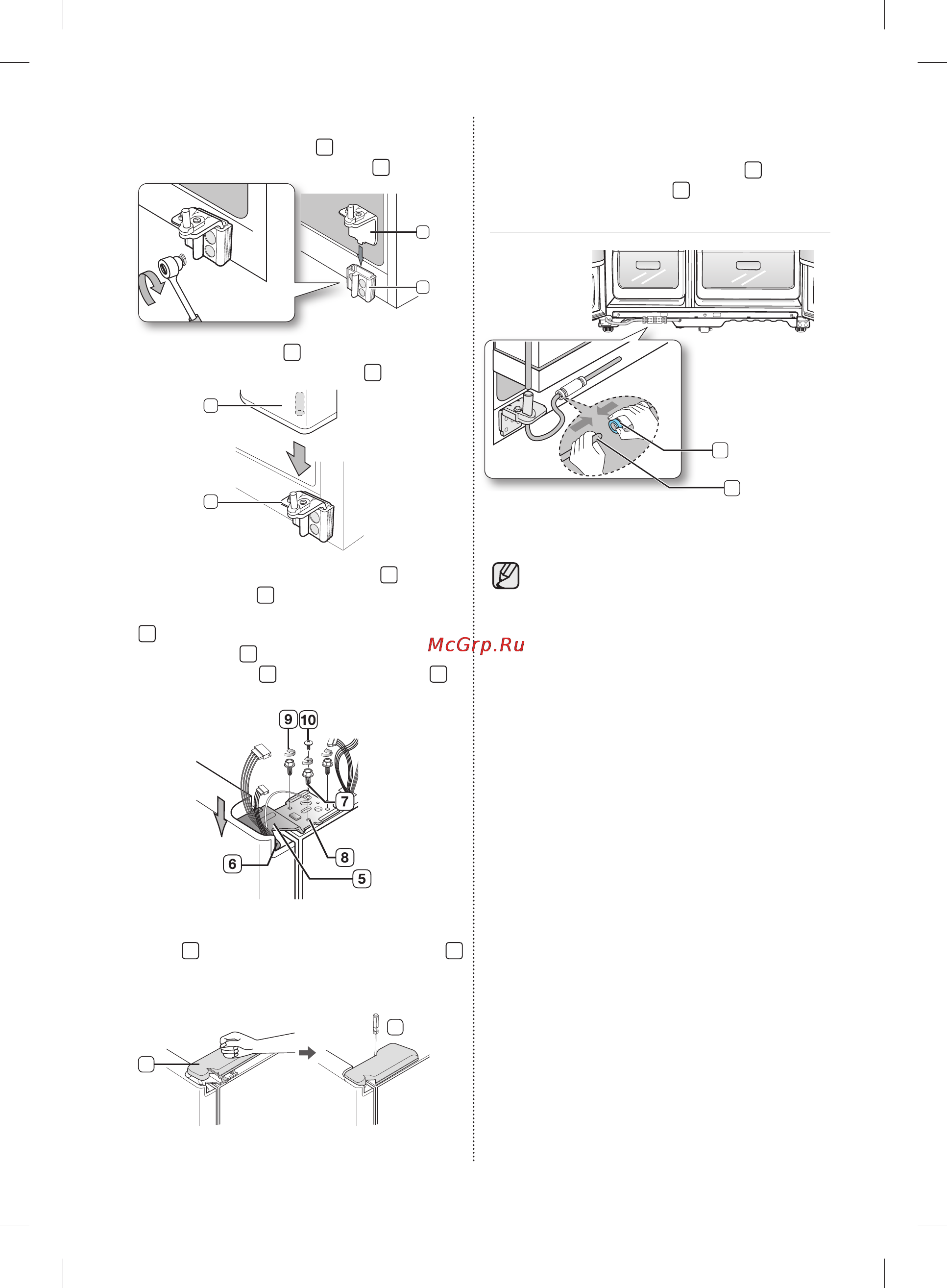 Samsung RSH5SLBG [10/72] Подсоединение трубки для подачи воды
