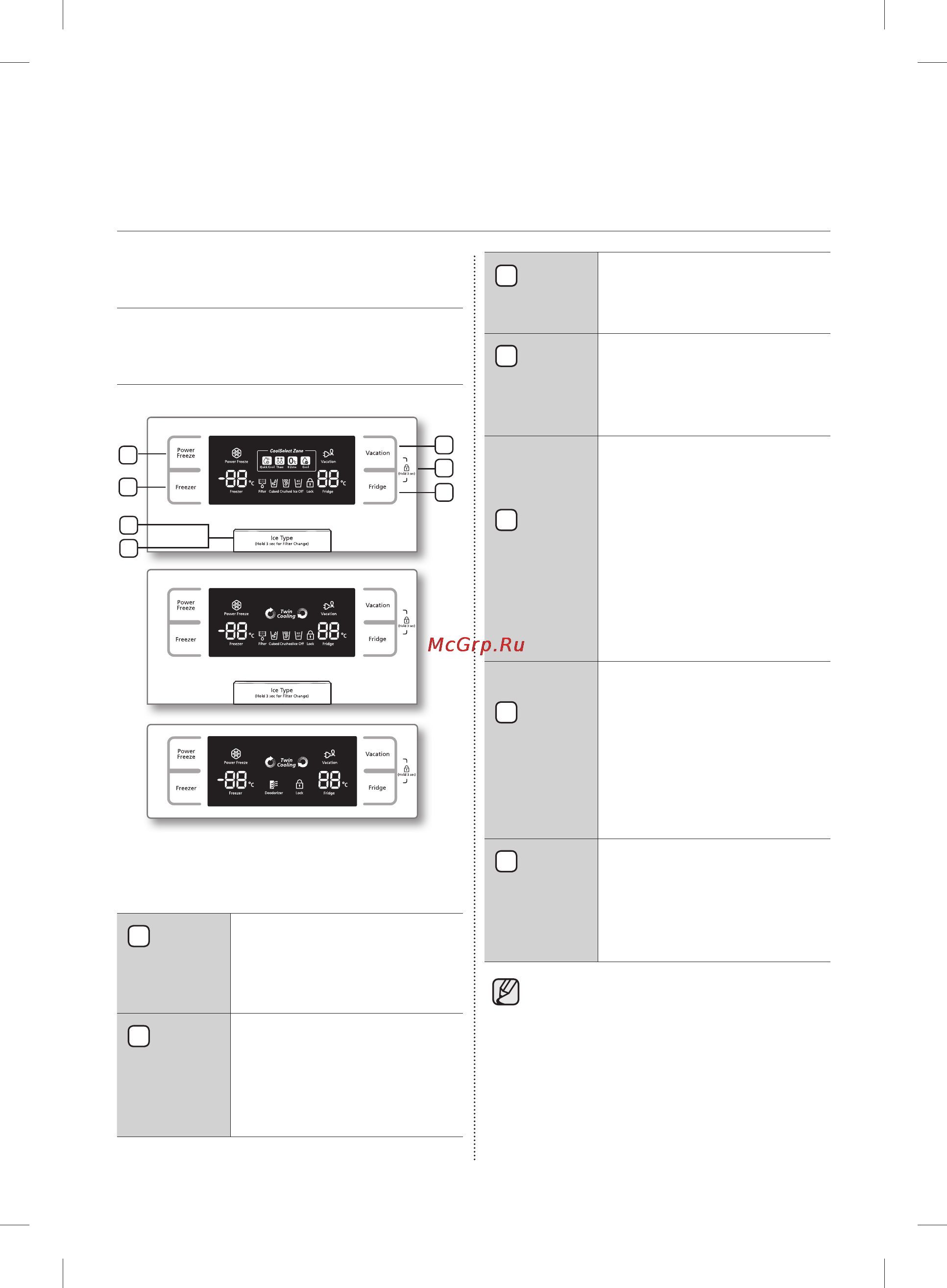 Samsung RSH5SLBG [40/72] Обслуговування холодильника samsung side by side