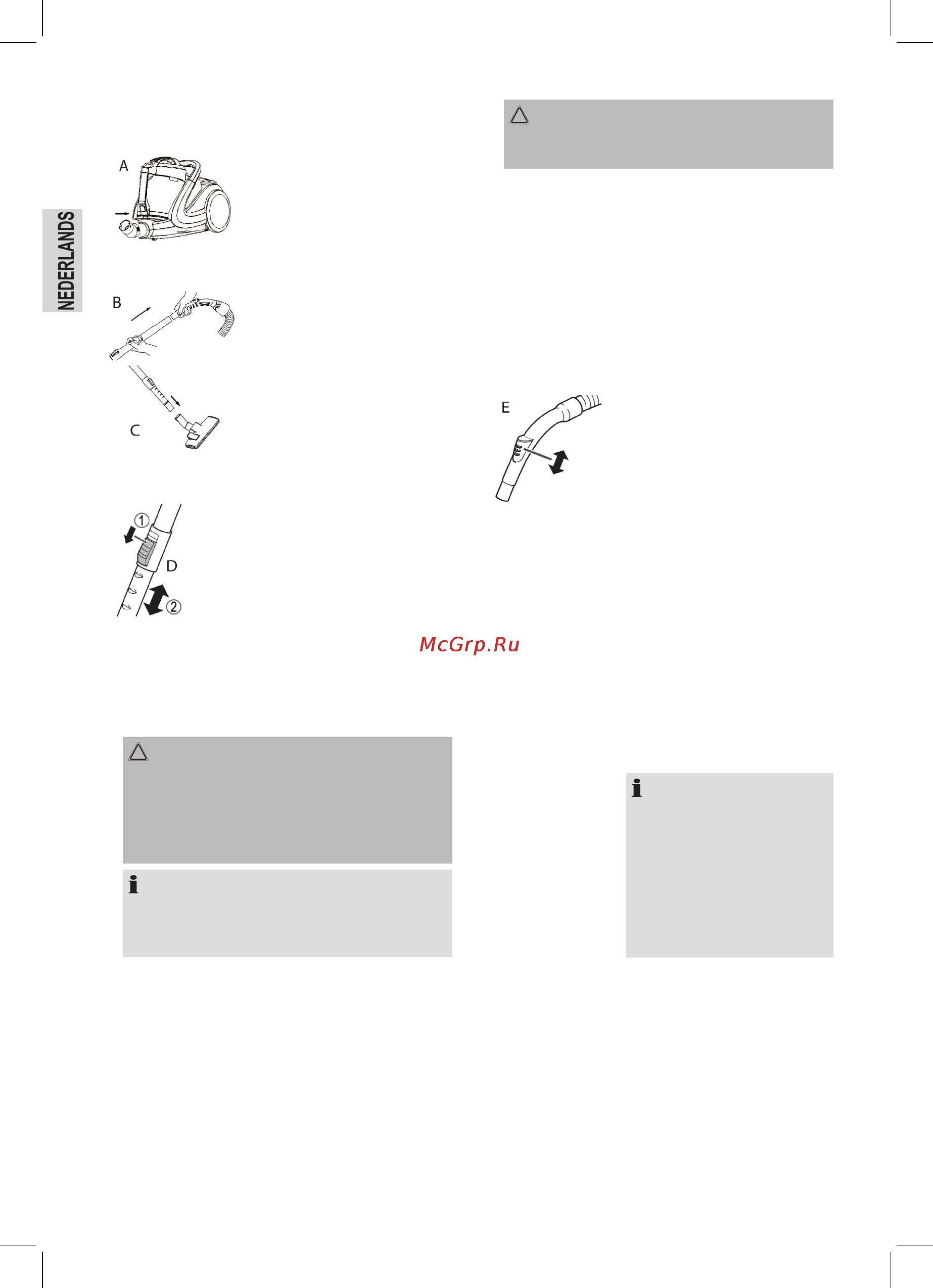 Bomann BS 912 CB [10/46] Bediening van het apparaat