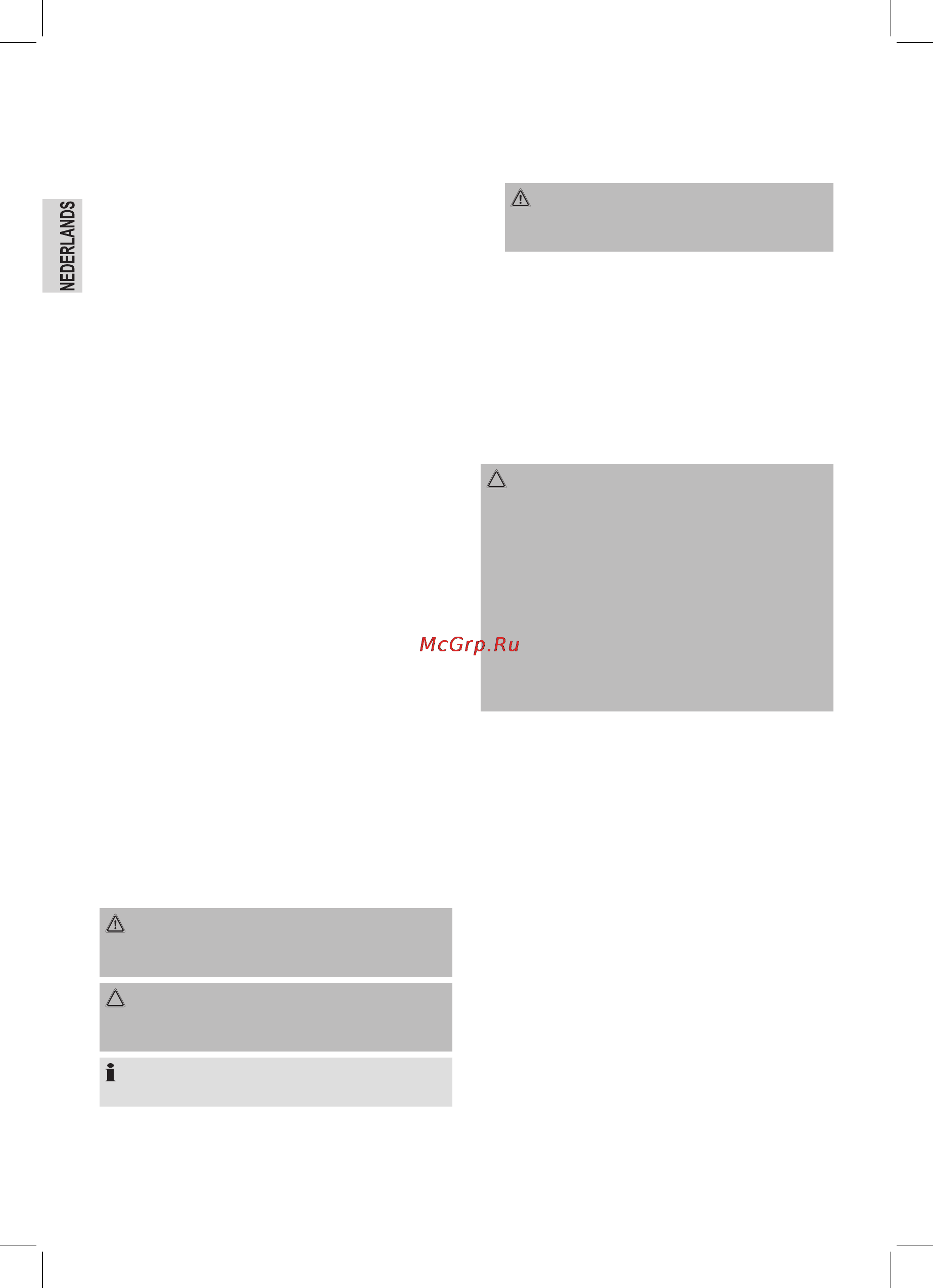 Bomann BSR 919 CB [10/54] Algemene veiligheidsinstructies