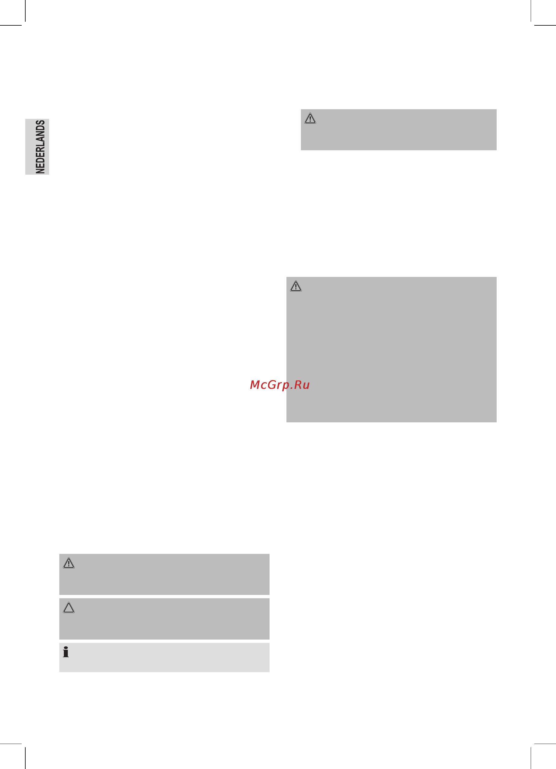 Bomann BSR 913 CB [10/54] Algemene veiligheidsinstructies