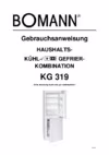 Bomann KG 319.1 Инструкция по эксплуатации