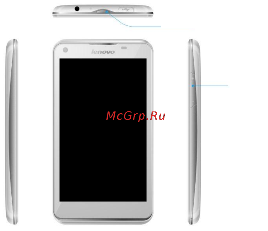 Lenovo IdeaPhone S880 White [15/20] Xác định cổng nối và bố trí nút