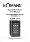 Bomann KSW 345 Инструкция по эксплуатации