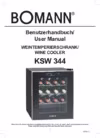 Bomann KSW 344 Инструкция по эксплуатации