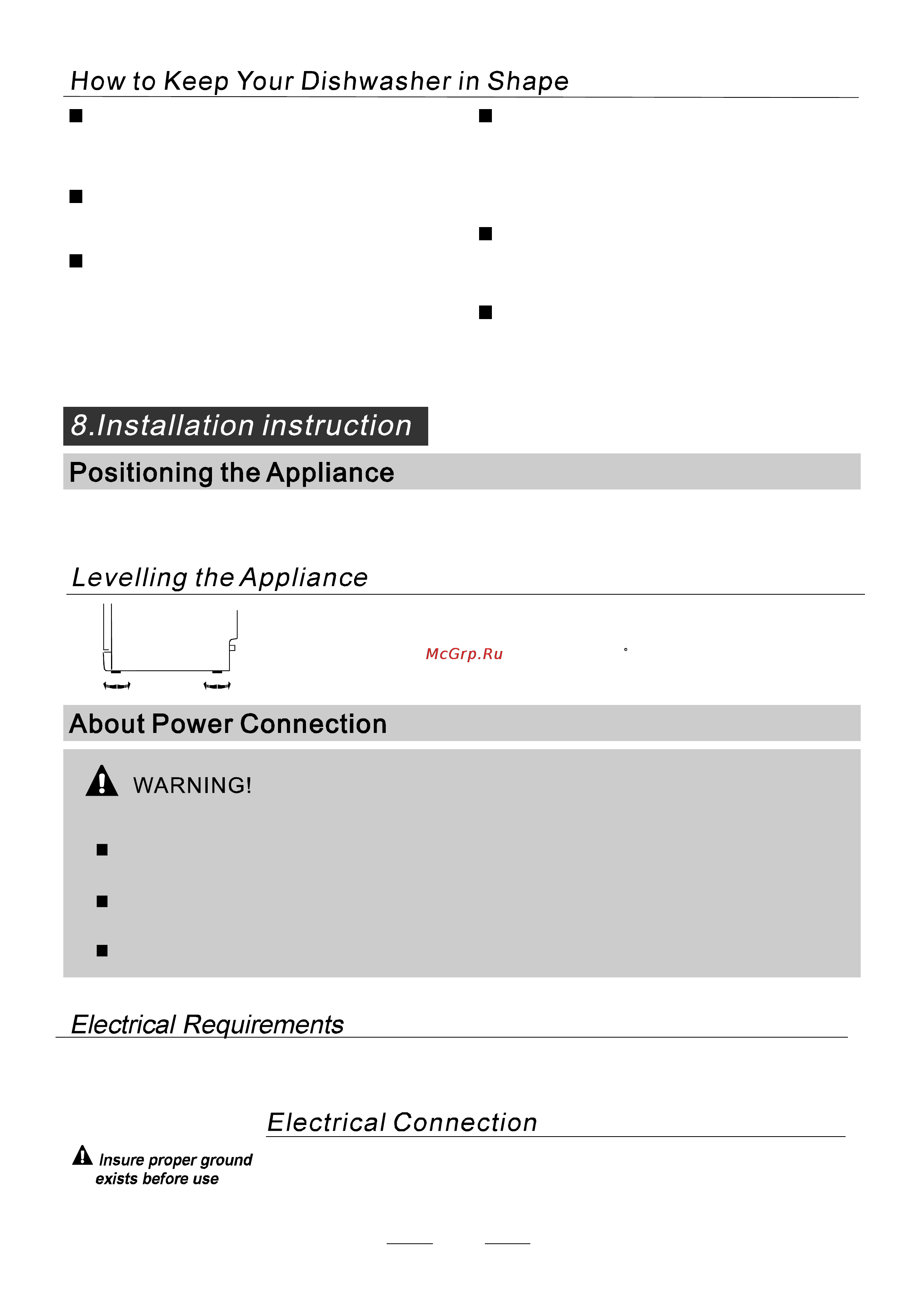 Bomann GSP 843 [19/27] For personal safety do not use an extension cord or an adapter plug with this appliance do not under any circumstances cut or remove the earthing connection from the power cord