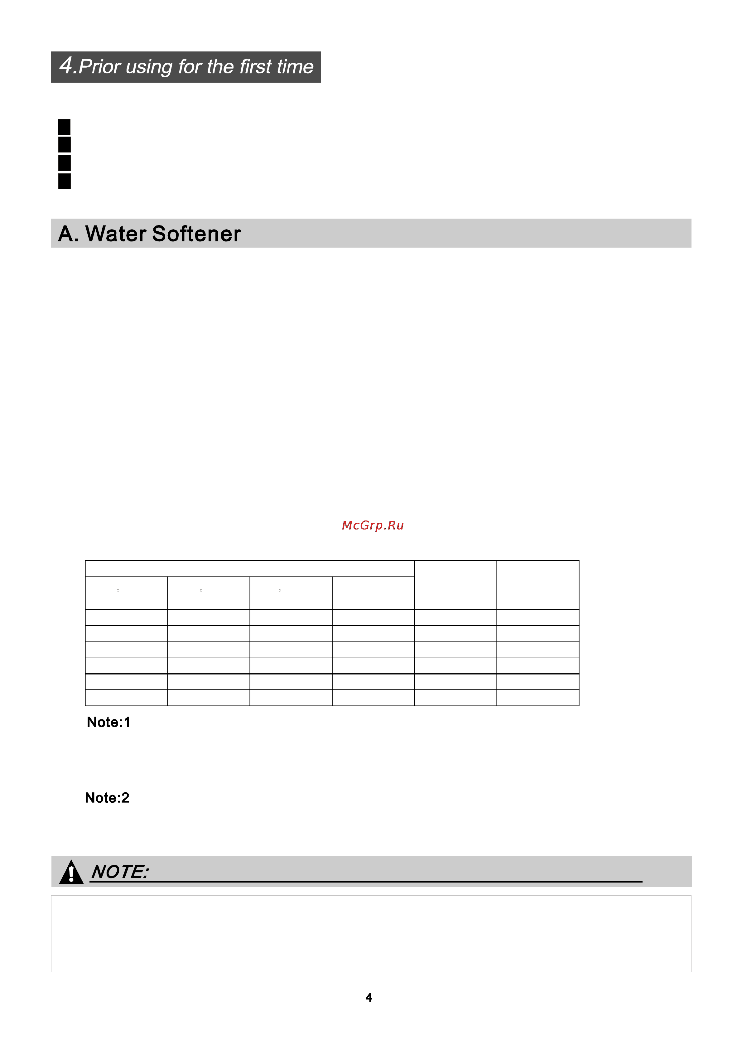 Bomann GSP 744 ix [7/25] A set the water softener
