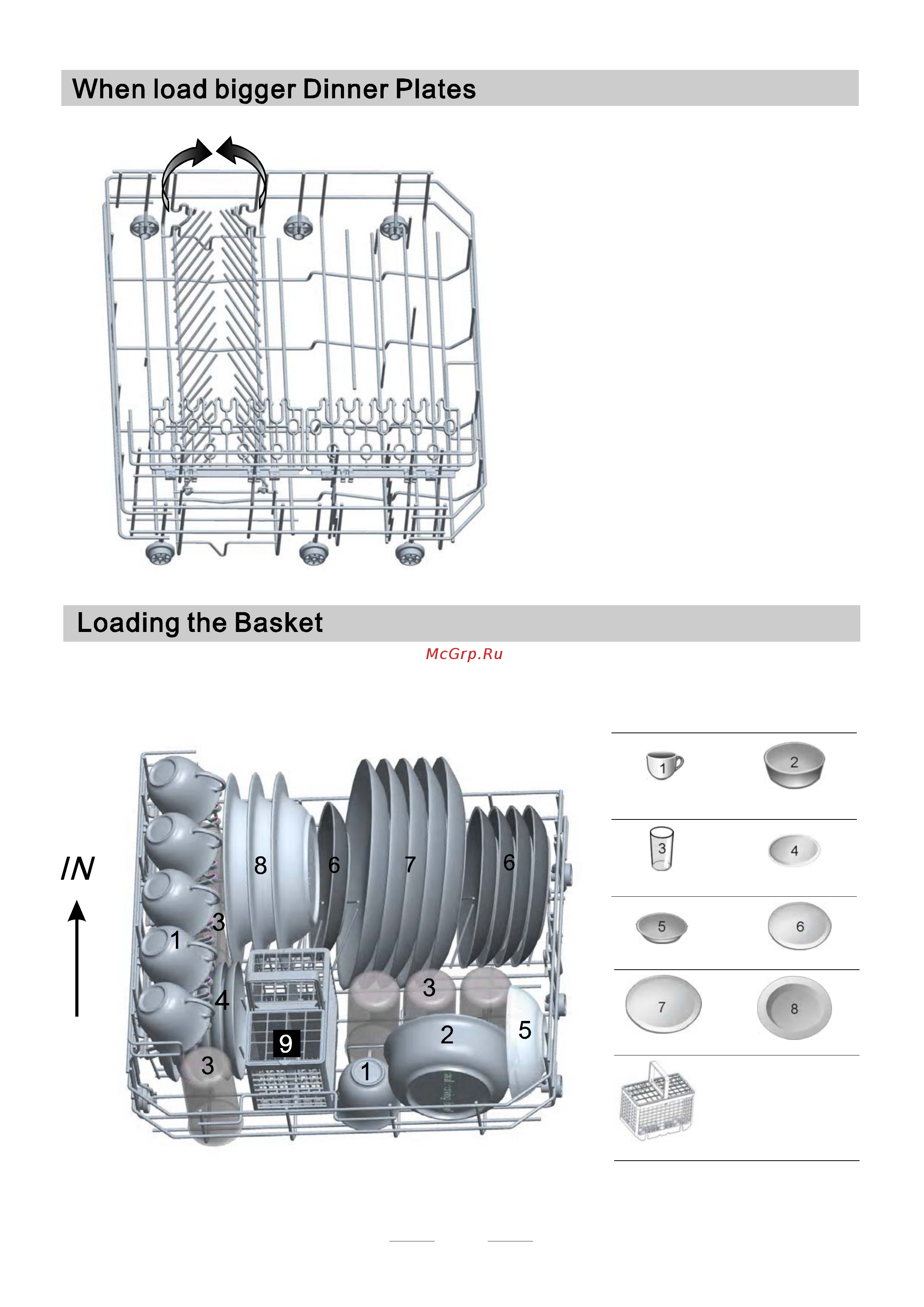 Bomann TSG 707 [13/25] Plate racks of basket