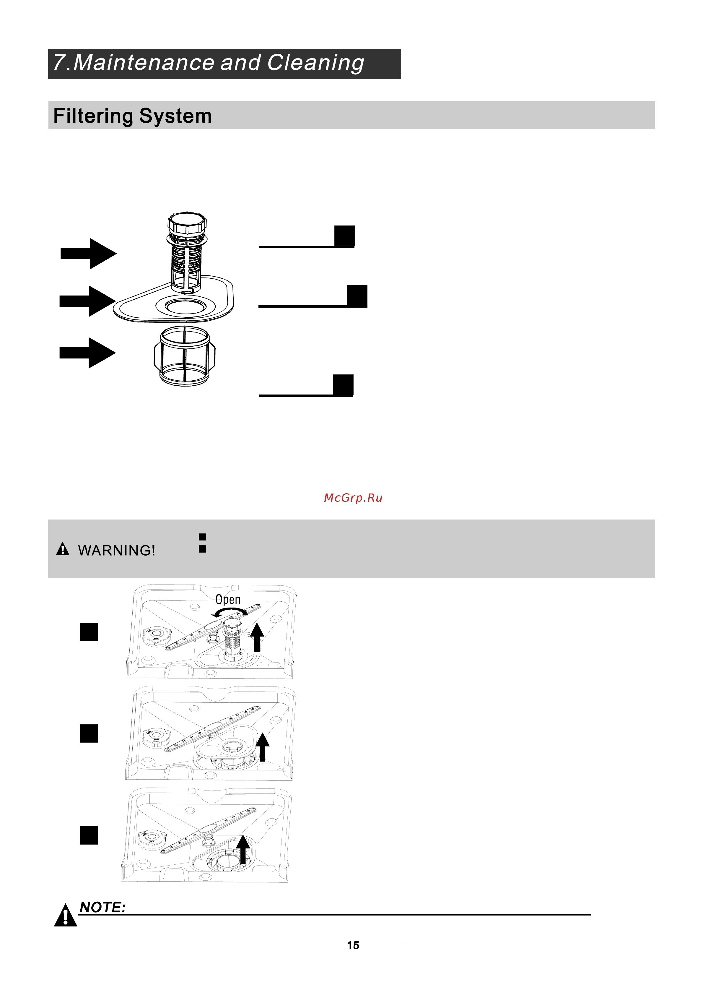 Bomann GSPE 786 [20/34] Filter assembly