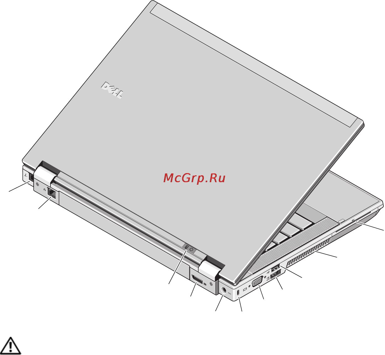 Dell Latitude E6410 /L106410116RR/ [2/8] Предупреждение