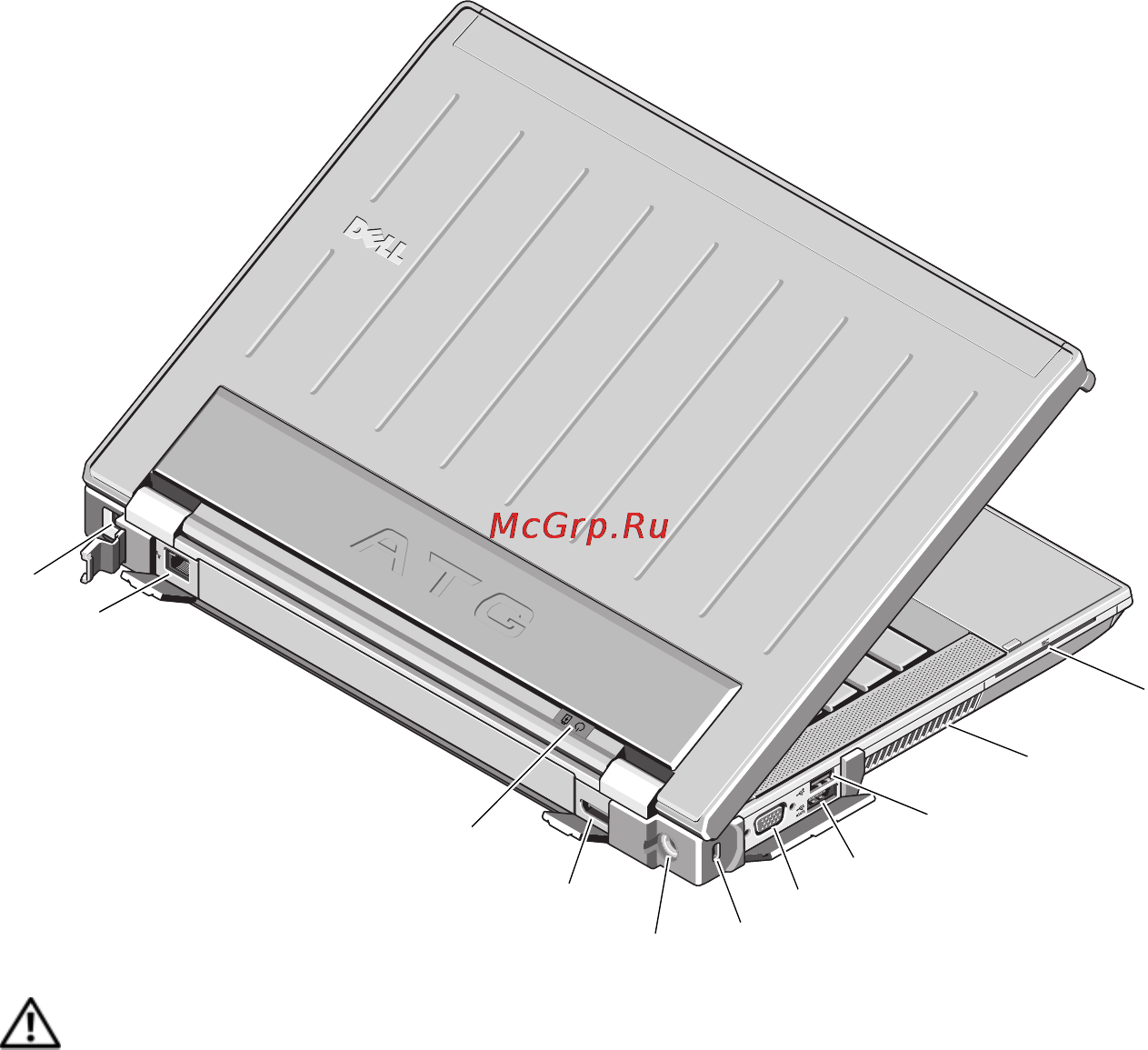 Dell Latitude E6410 /L106410116RR/ [4/8] Latitude e6410 atg вид сзади