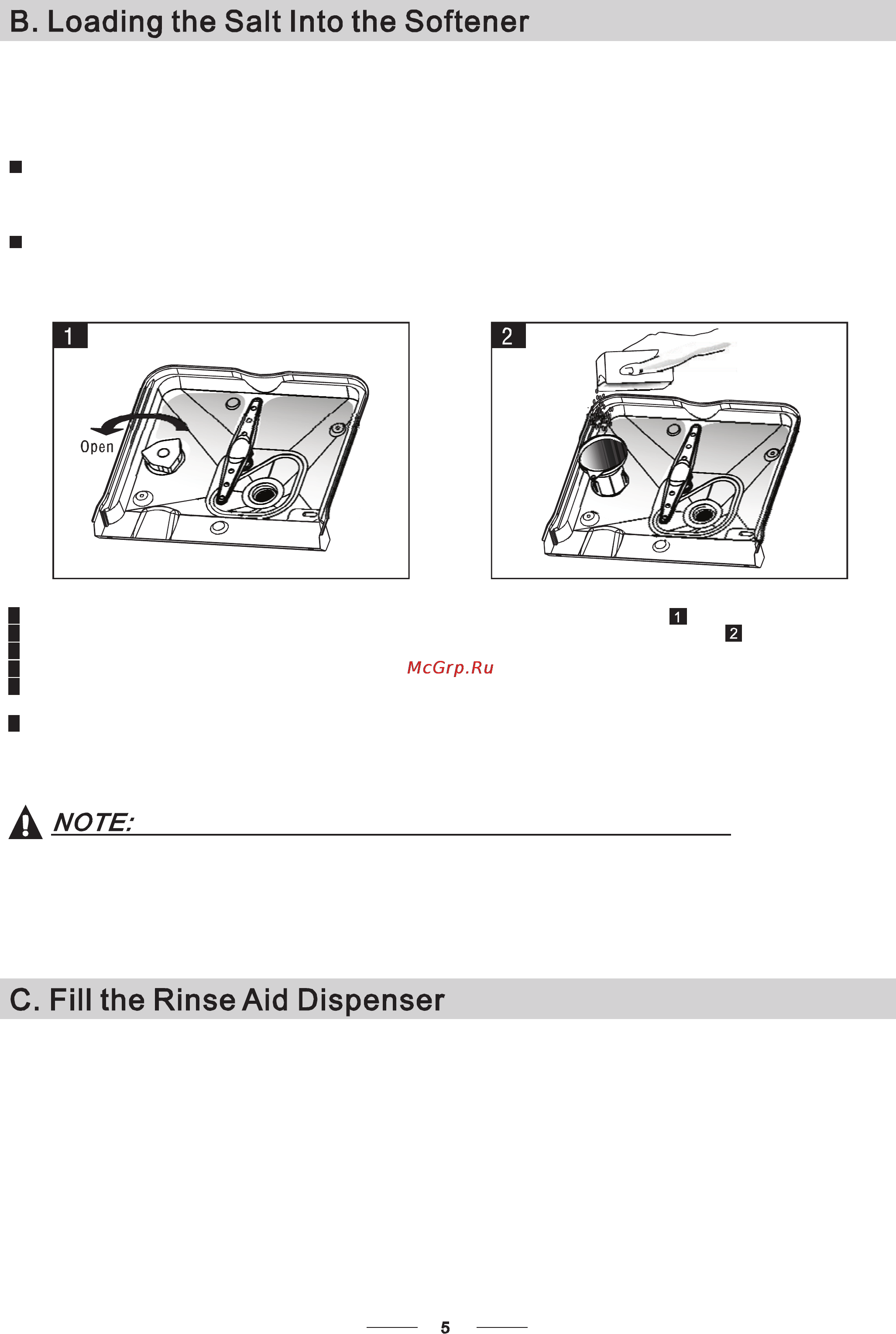 Bomann GSPE 771.1 [8/31] Rinse aid dispenser
