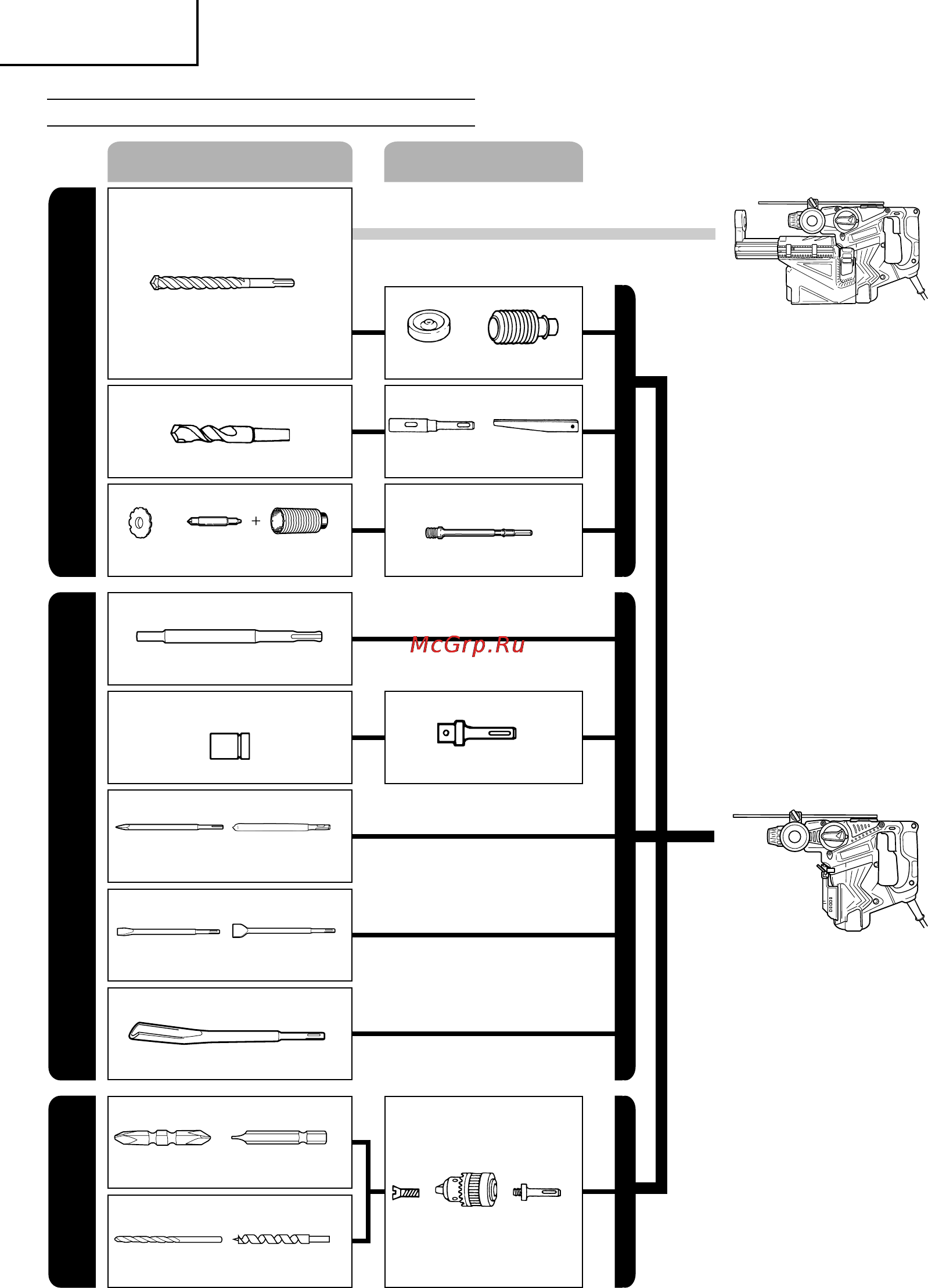Hitachi DH28PD [70/100] Doar rotire doar ciocănire rotaţie ciocănire