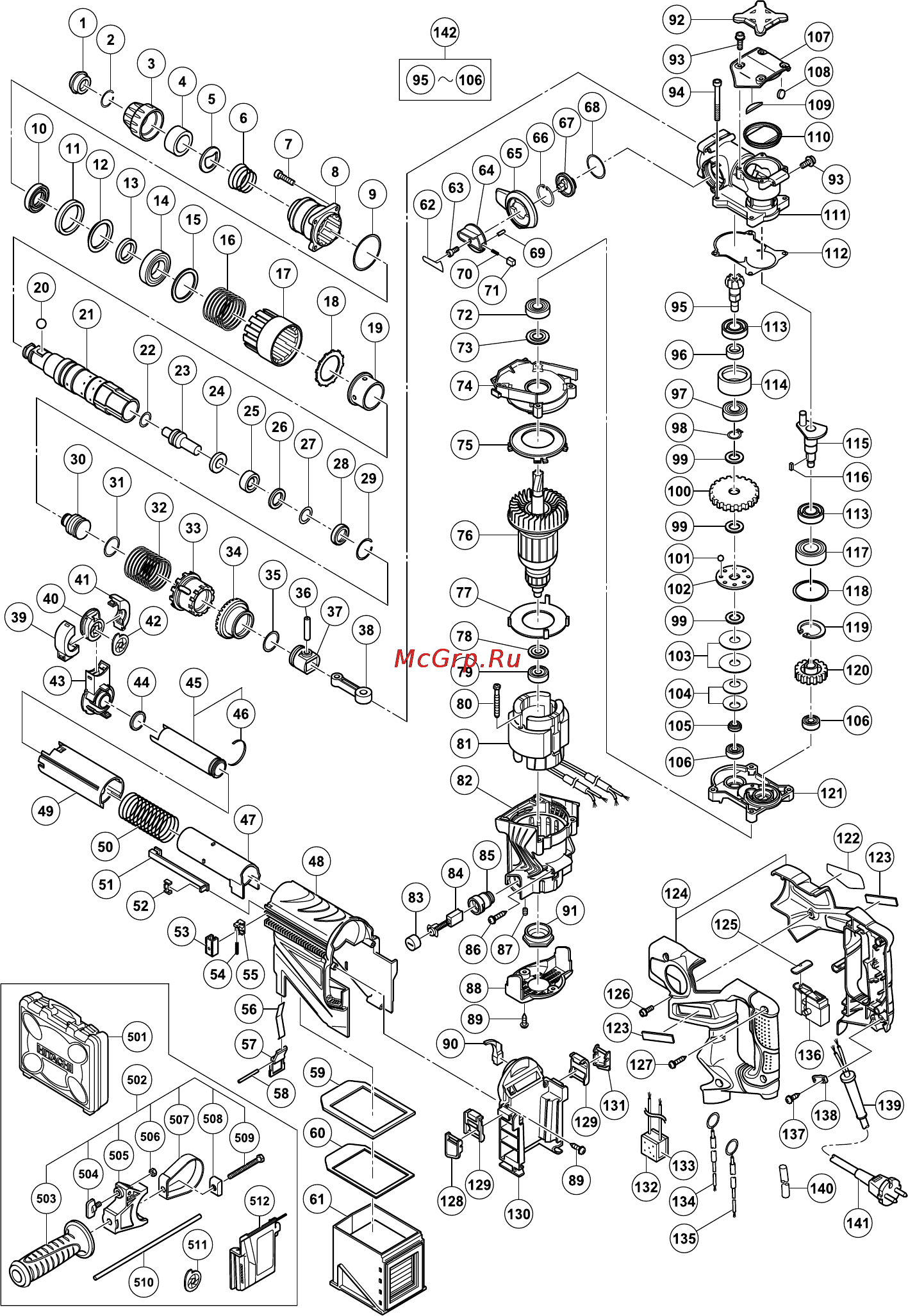 Hitachi DH28PD Инструкция по эксплуатации онлайн [94/100] 75608