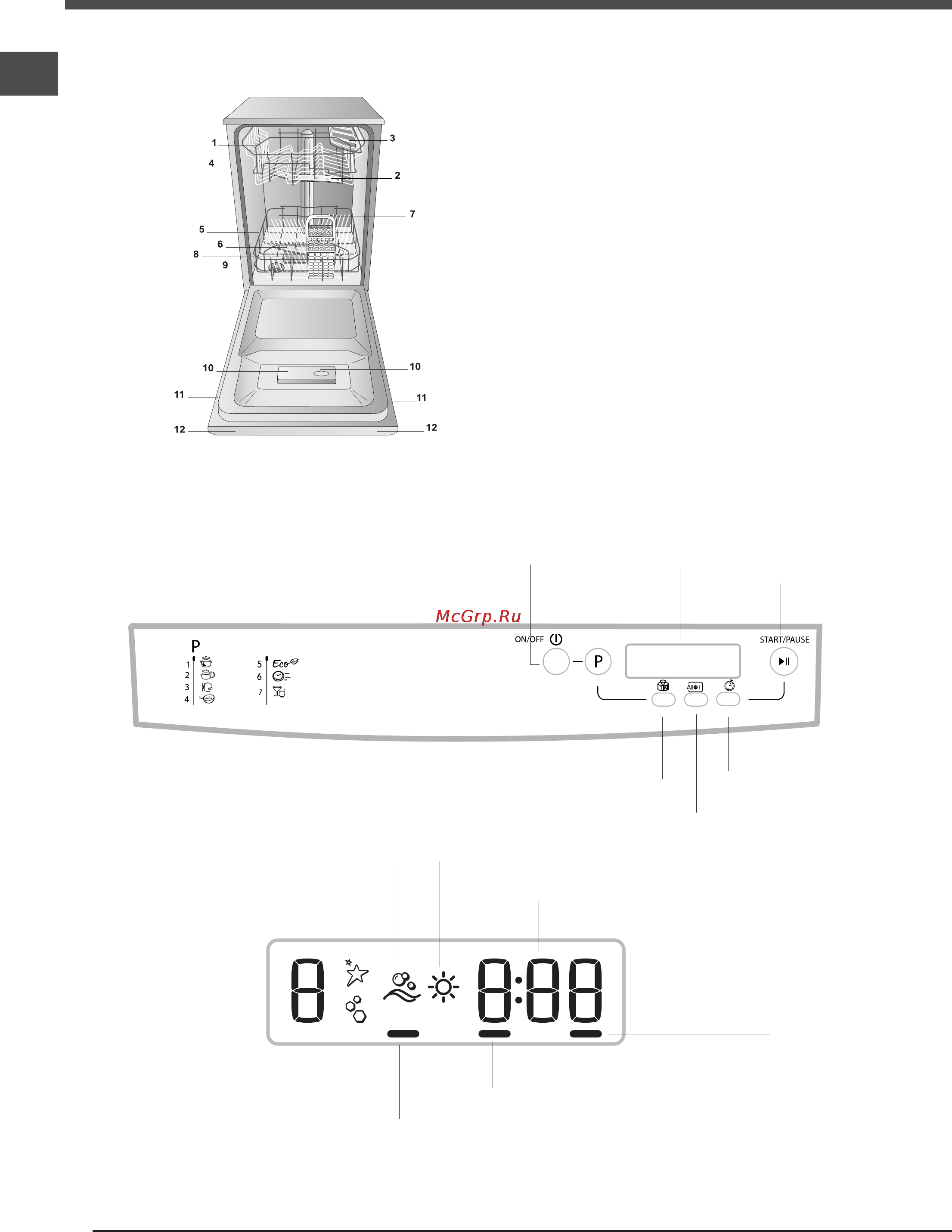Indesit DSG 573 Инструкция по эксплуатации онлайн [16/60] 75612
