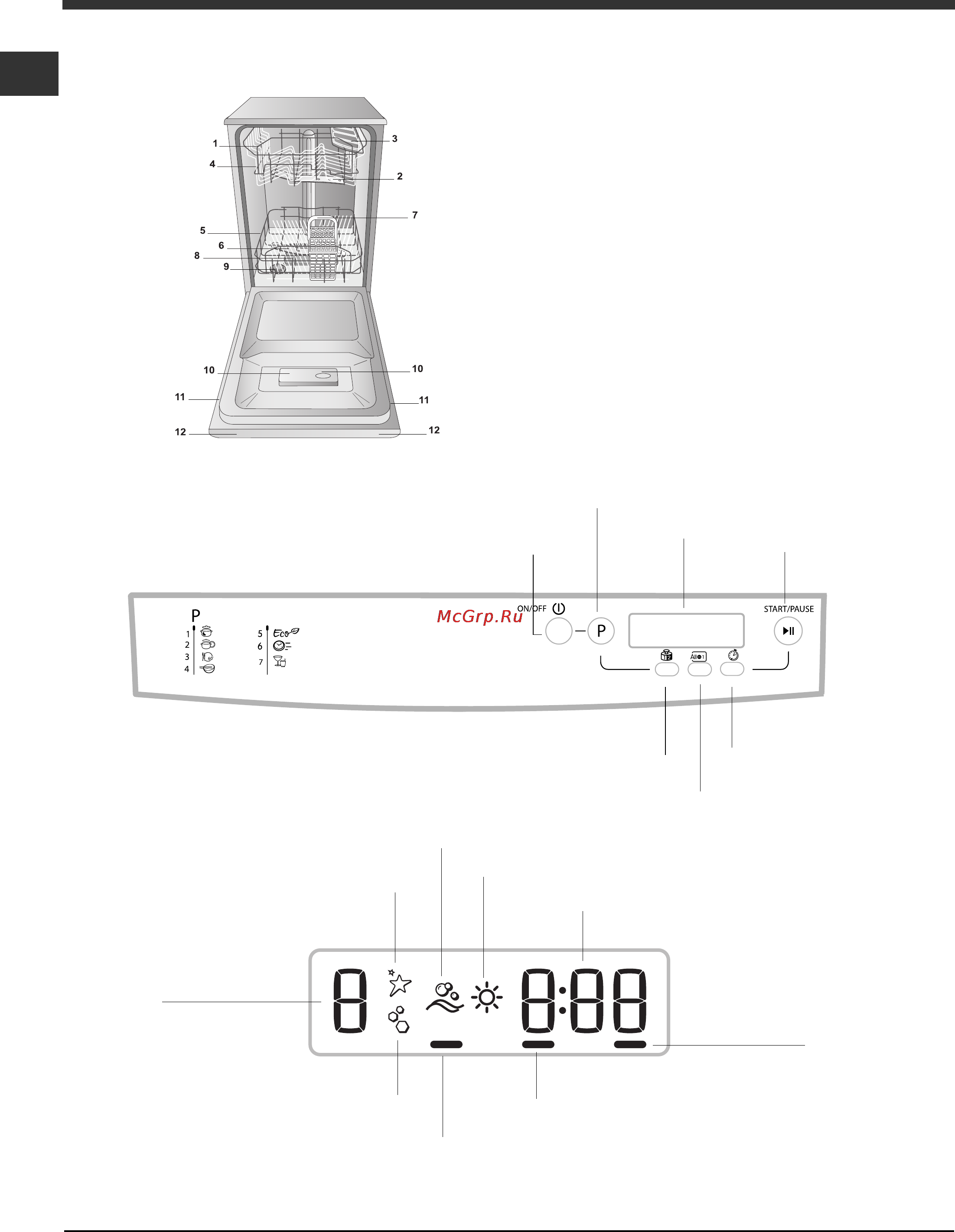 Indesit DSG 573 Инструкция по эксплуатации онлайн [4/60] 75612