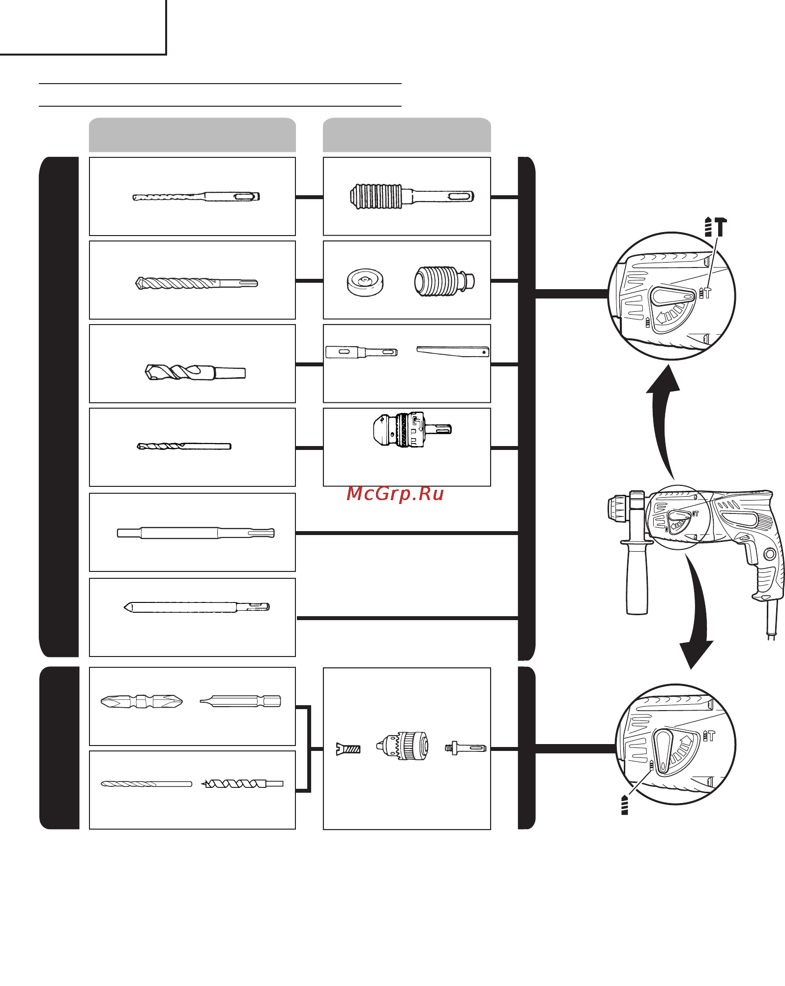 Hitachi DH22PG [56/81] Mașina adaptoare